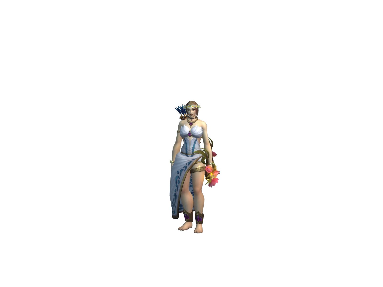 Bowminji 3D character render