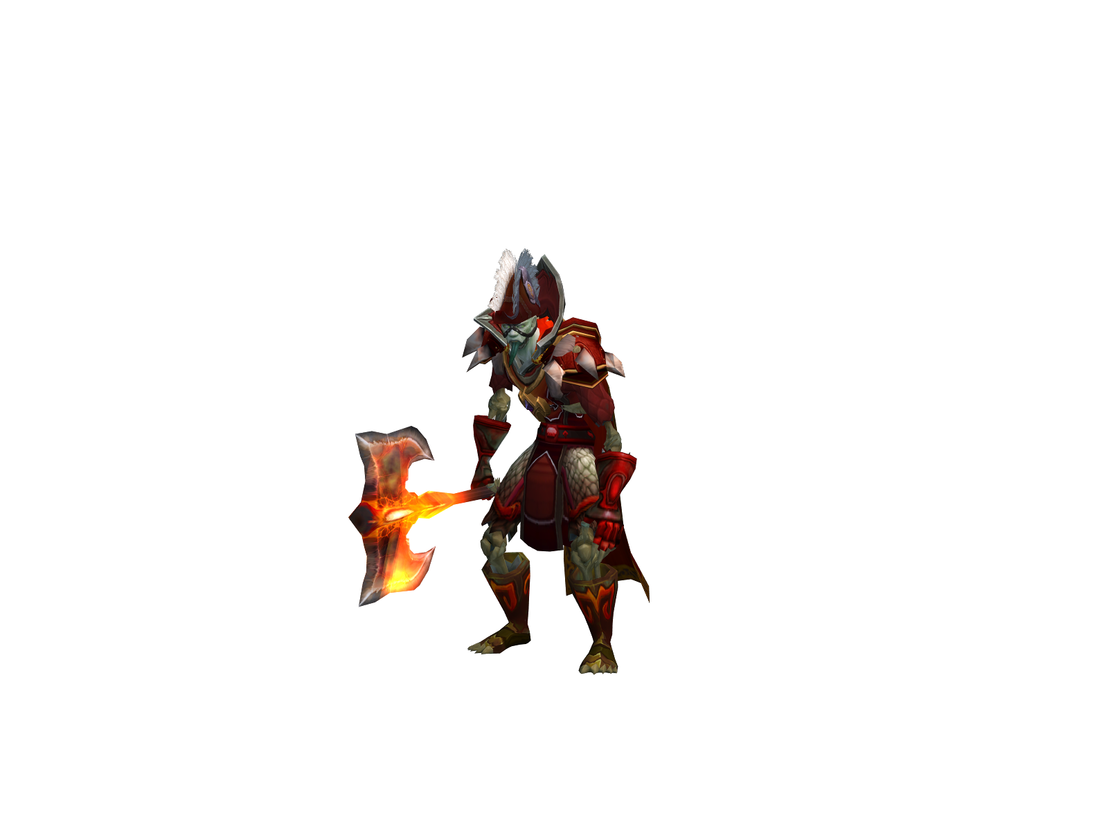 Gorenblood 3D character render