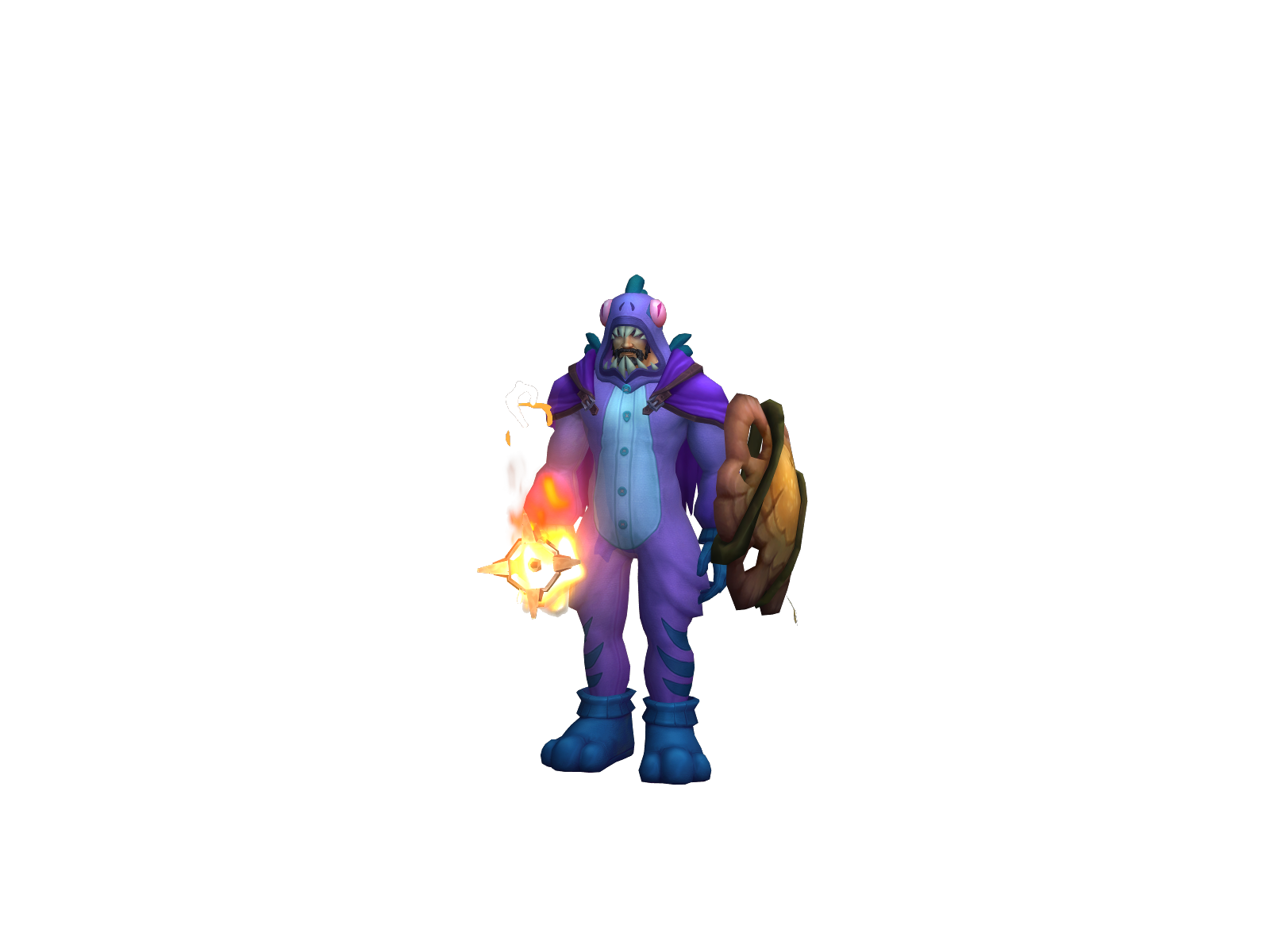 Sarouk 3D character render
