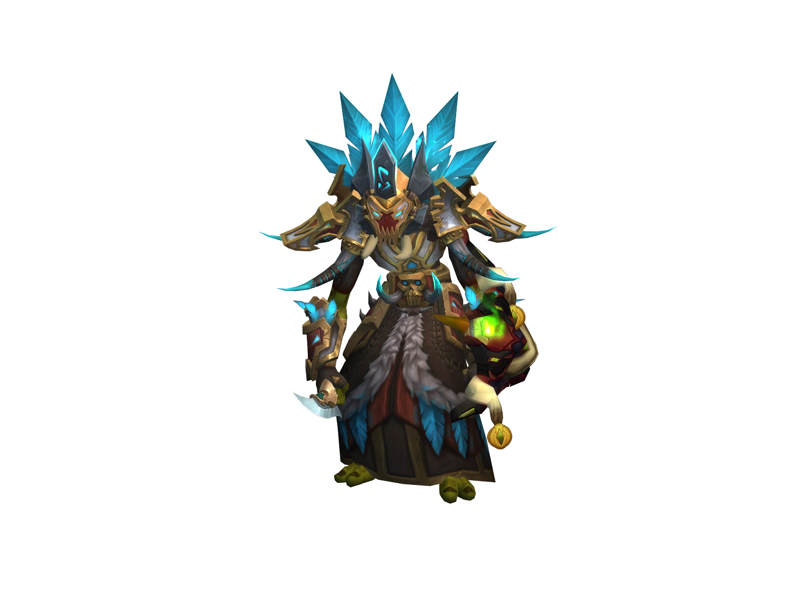 Powalust 3D character render