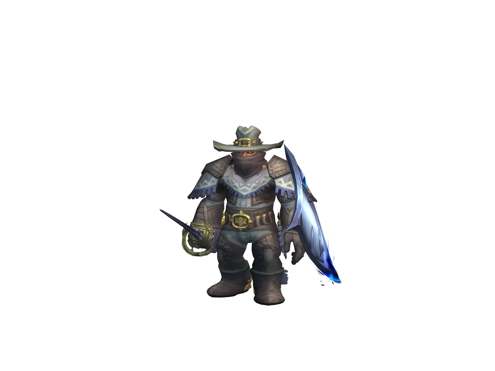 Bbwhandler 3D character render