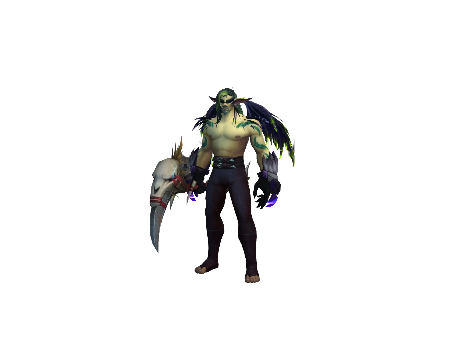Wilddruid 3D character render