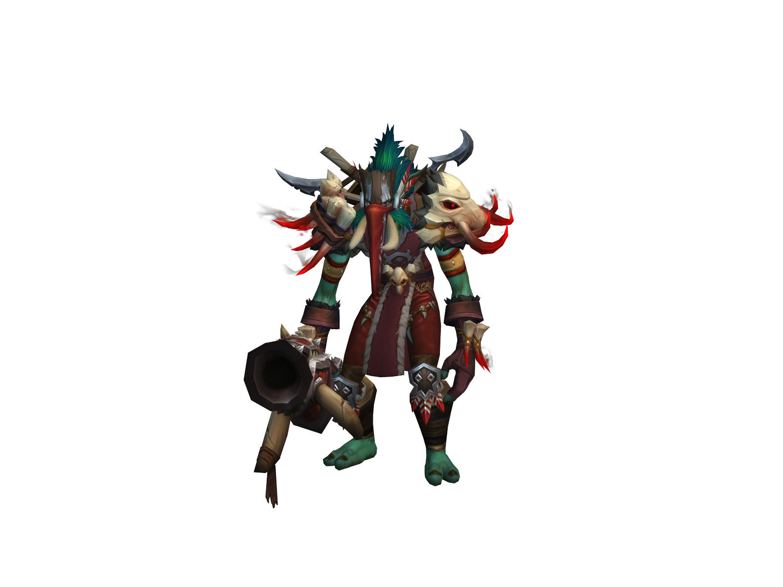 Nerftusks 3D character render