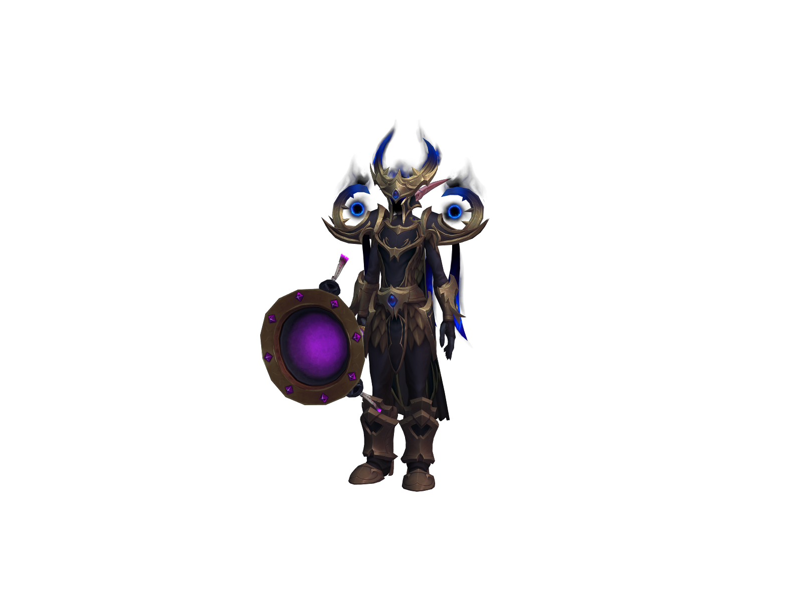 Azurlol 3D character render