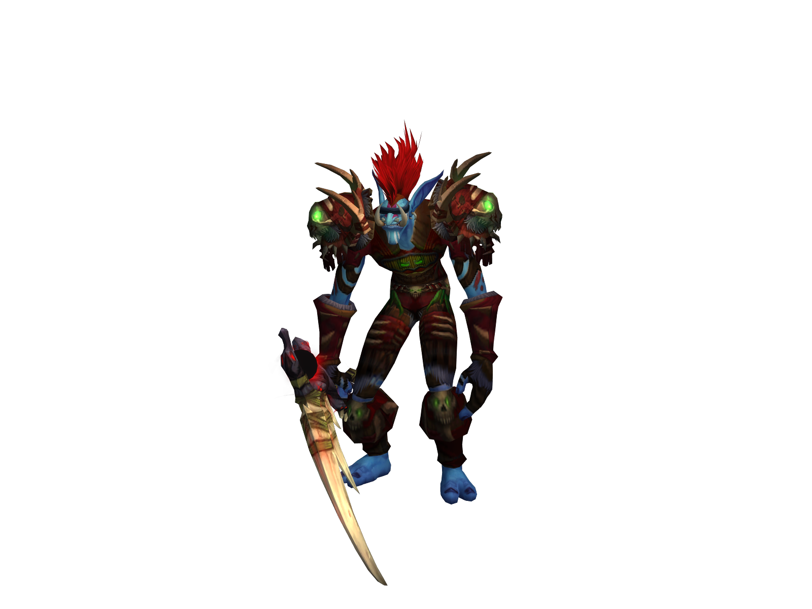 Zerflakka 3D character render