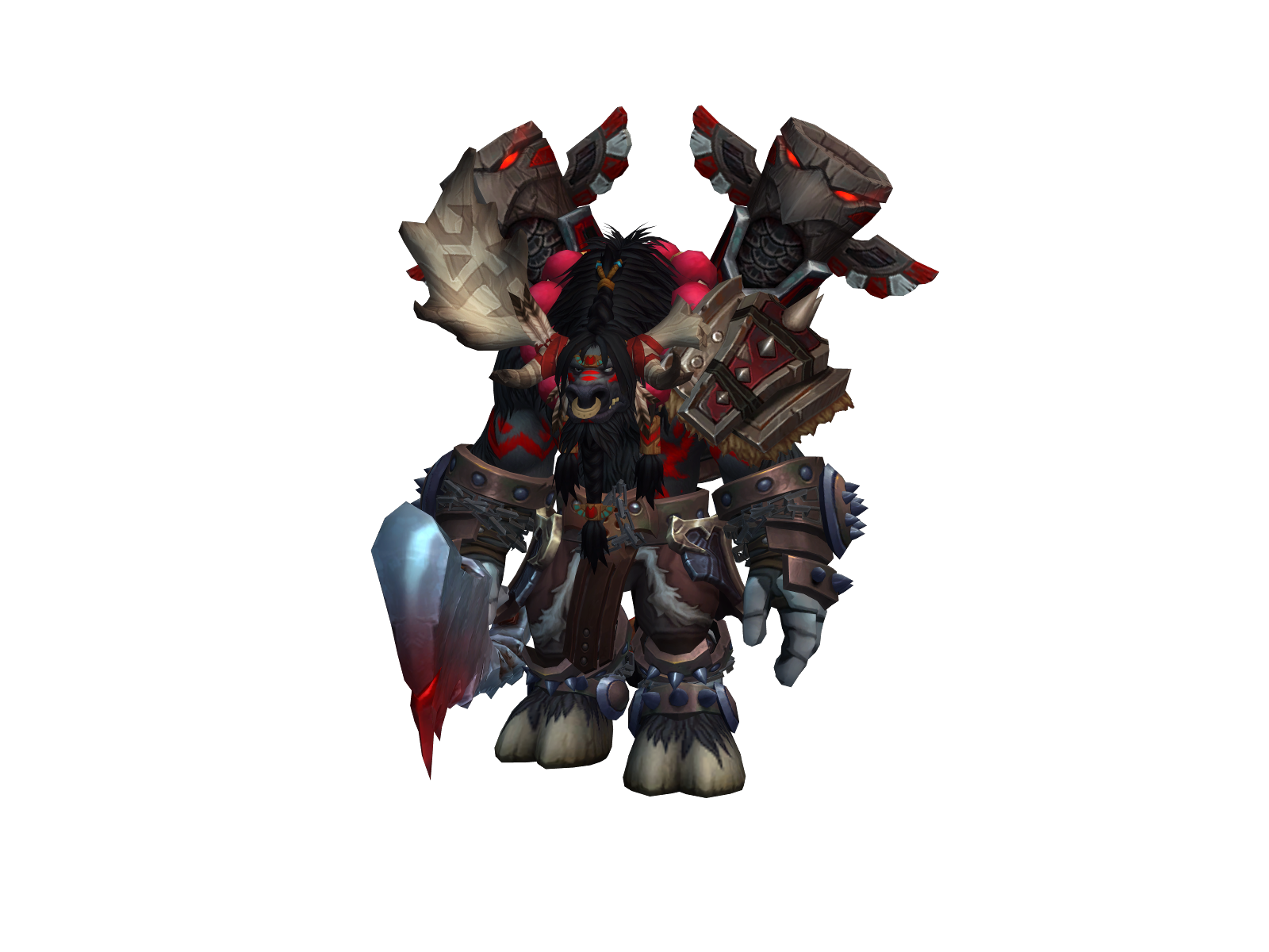 Zakthewarior 3D character render