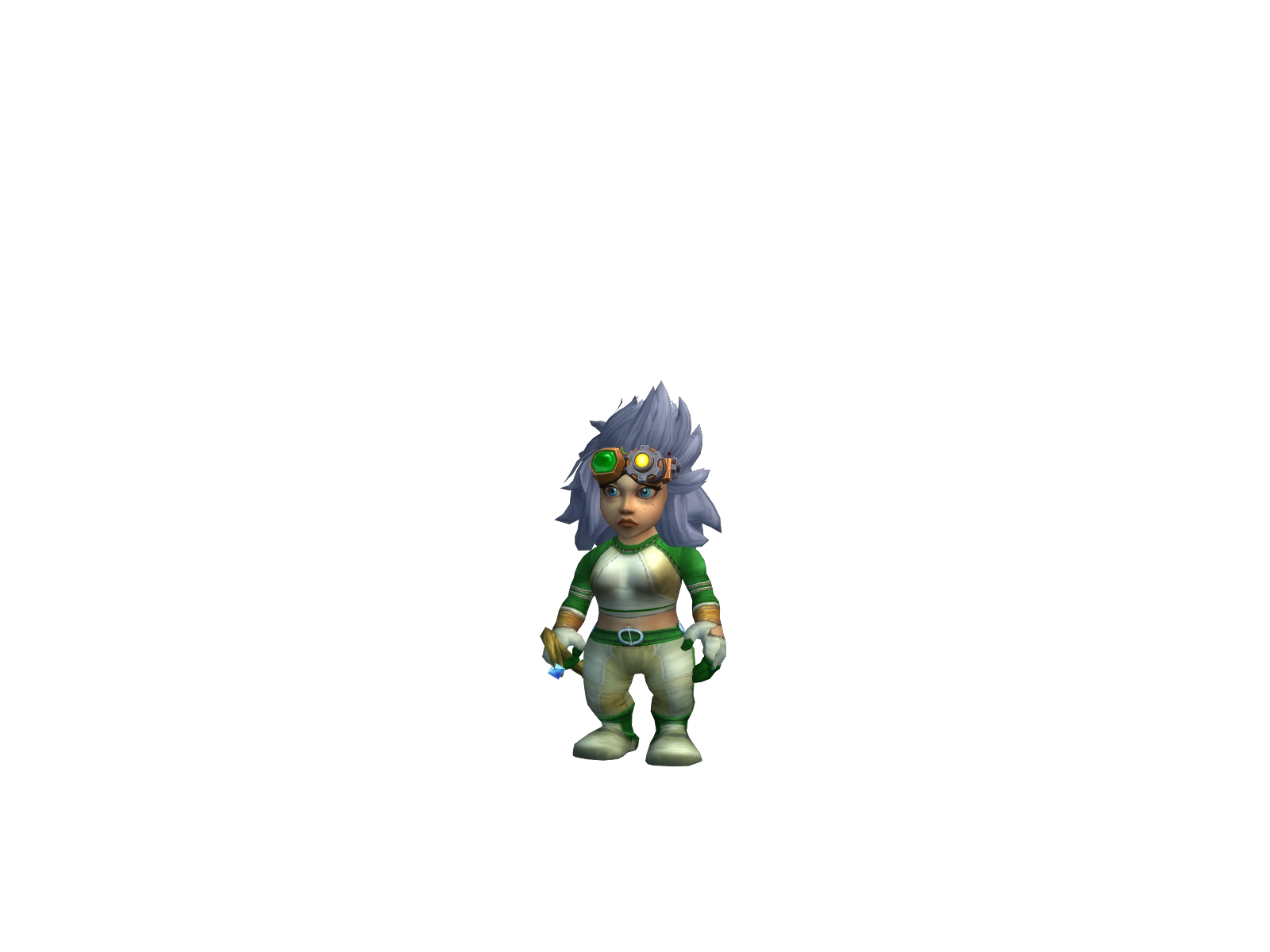 Prignome 3D character render