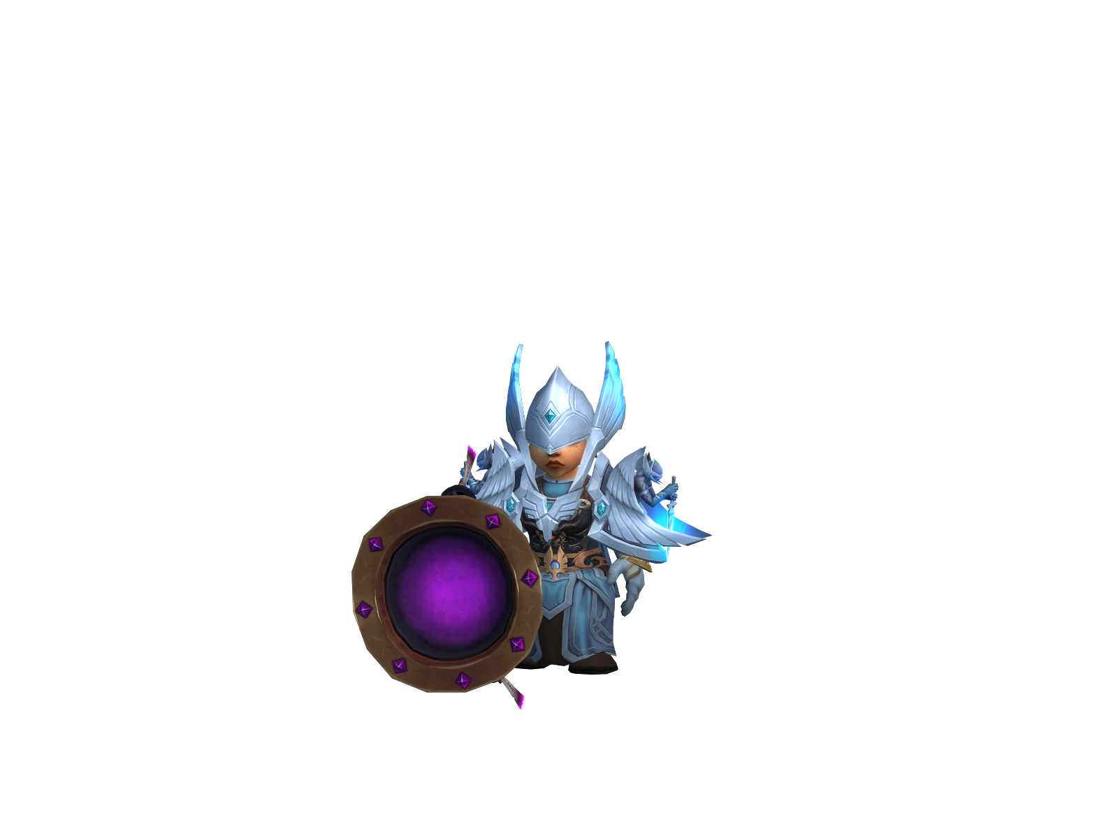 Quitzy 3D character render
