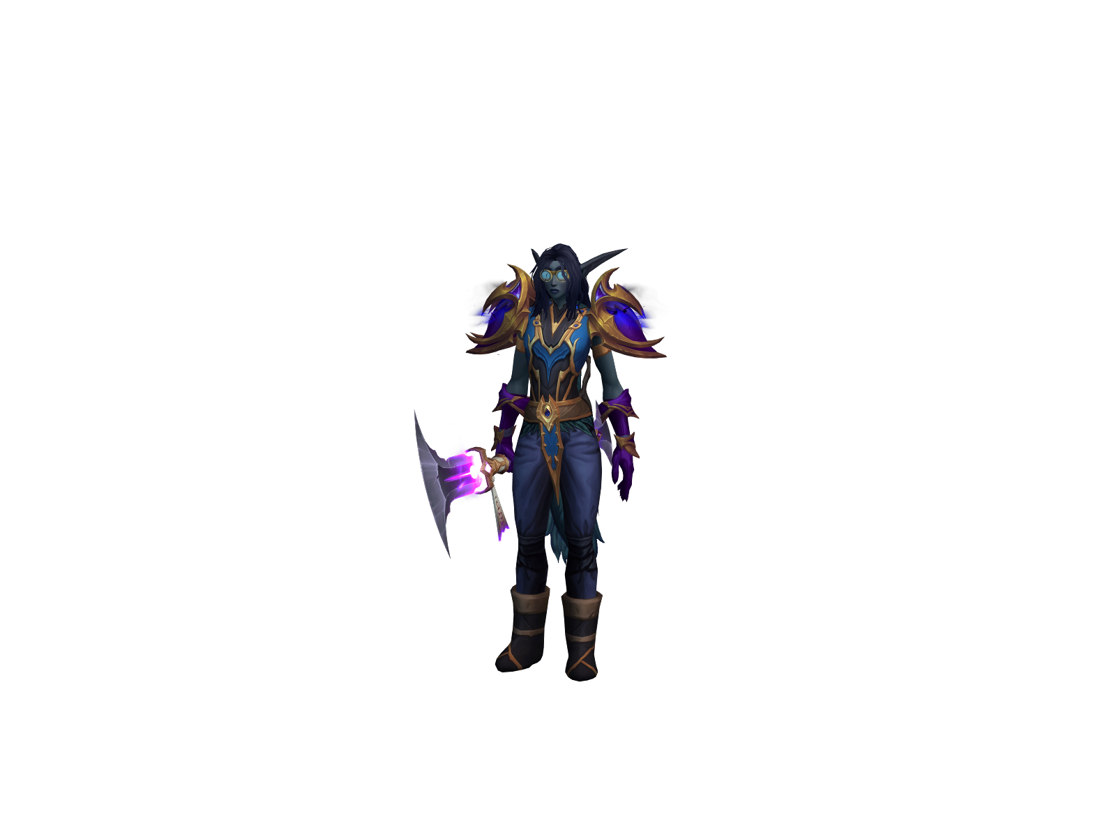 Gllitx 3D character render