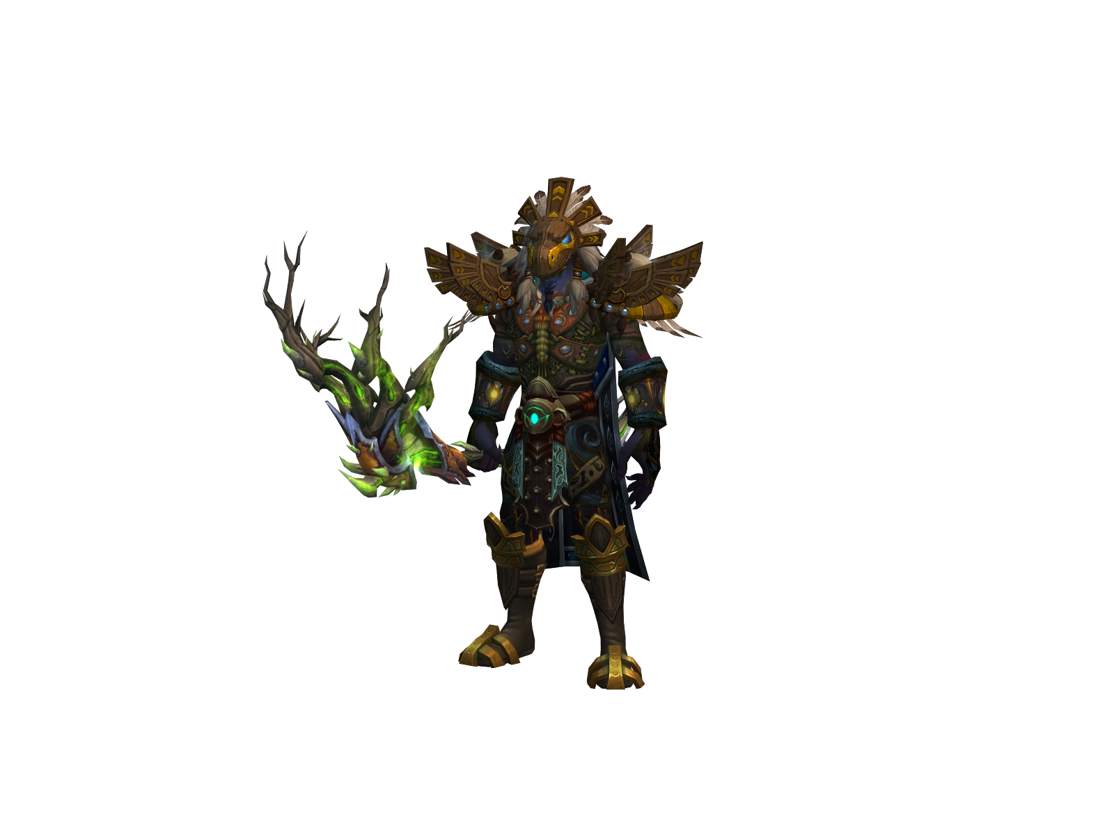 Malium 3D character render