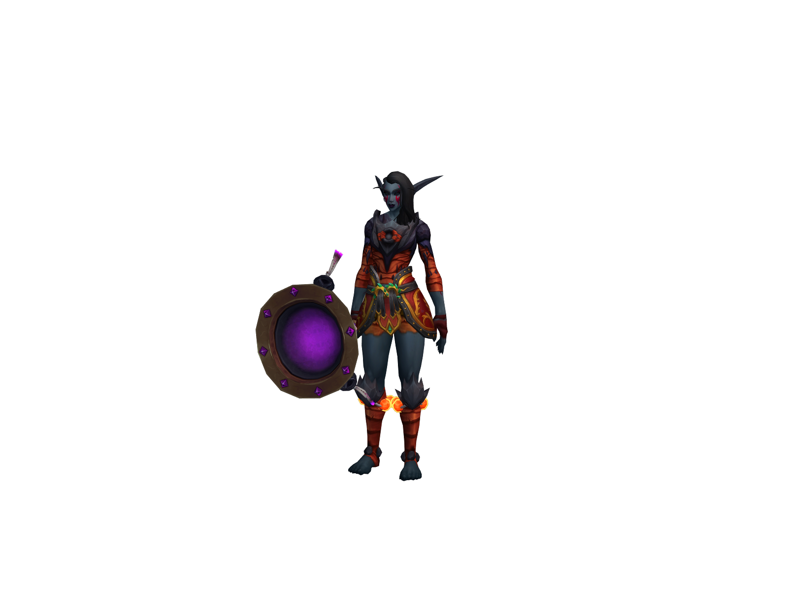 Deidade 3D character render