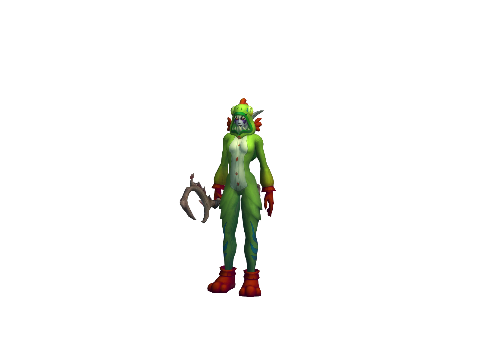 Worship 3D character render