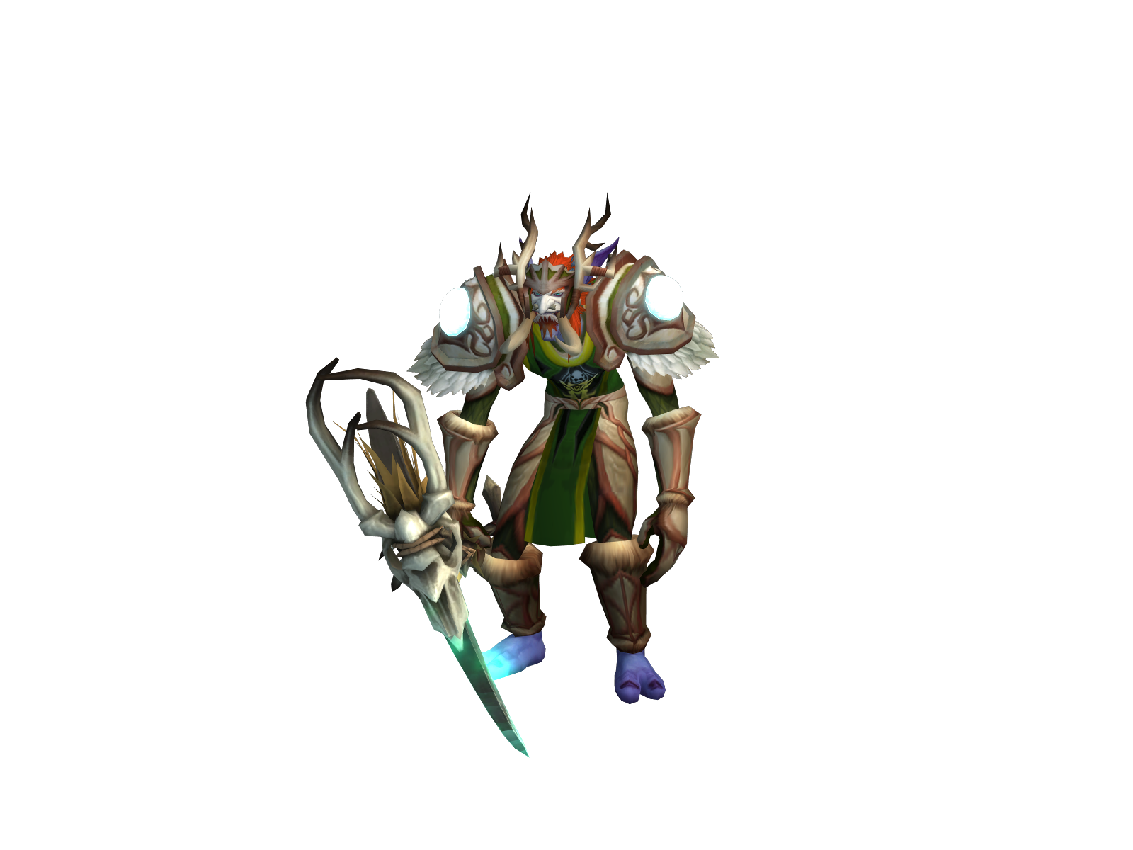 Bearju 3D character render