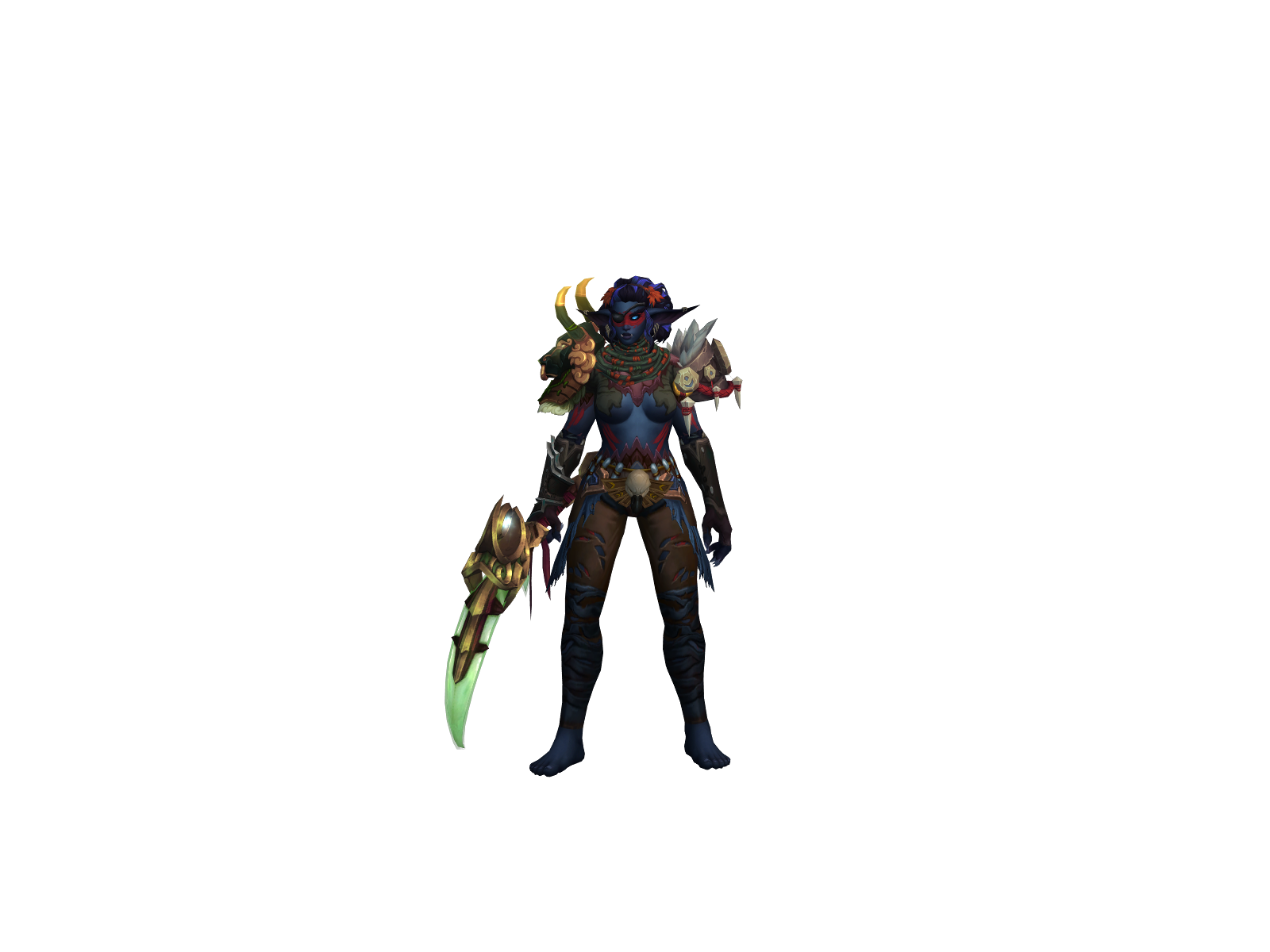 Abreyu 3D character render