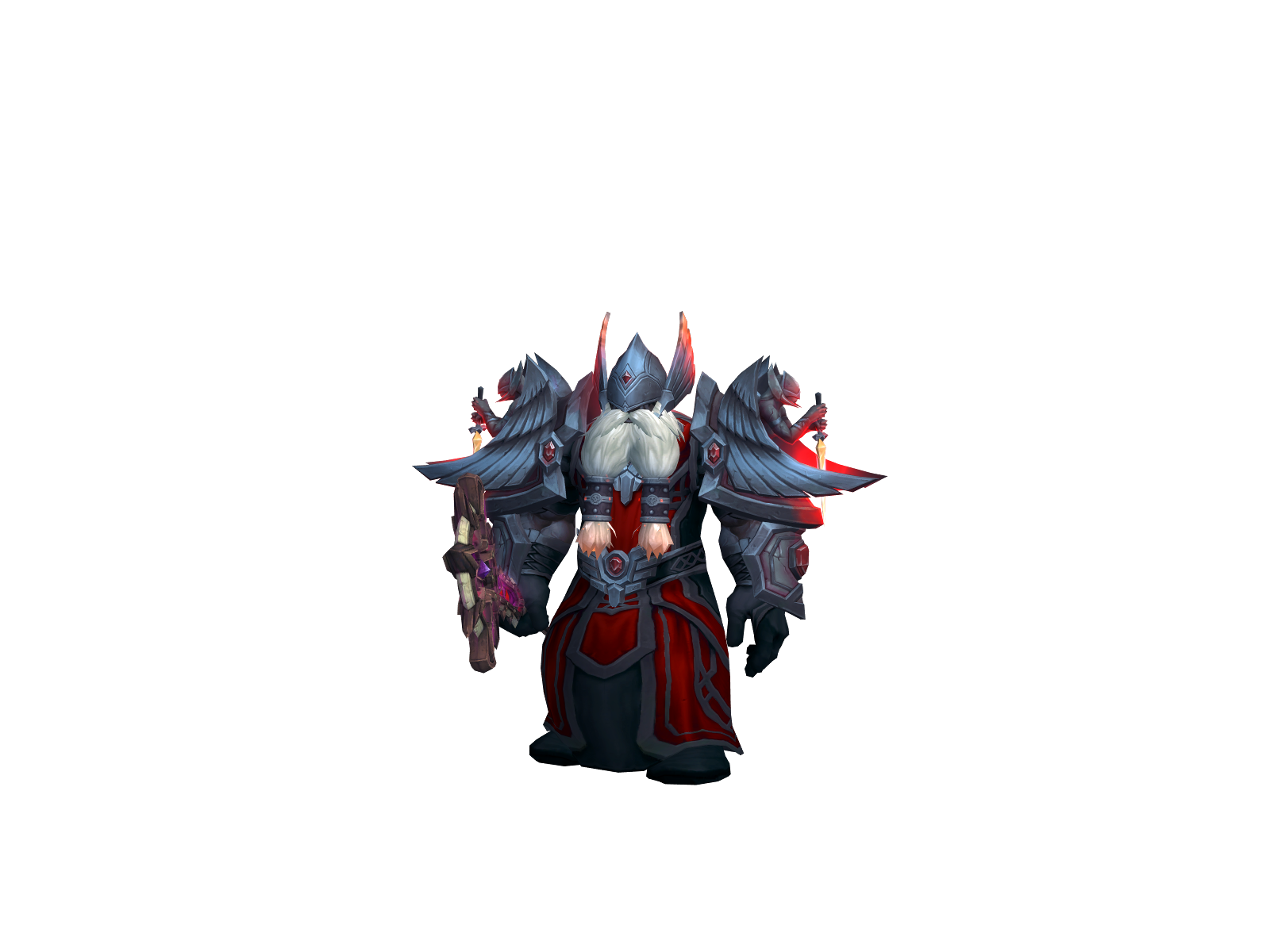 Mannags 3D character render