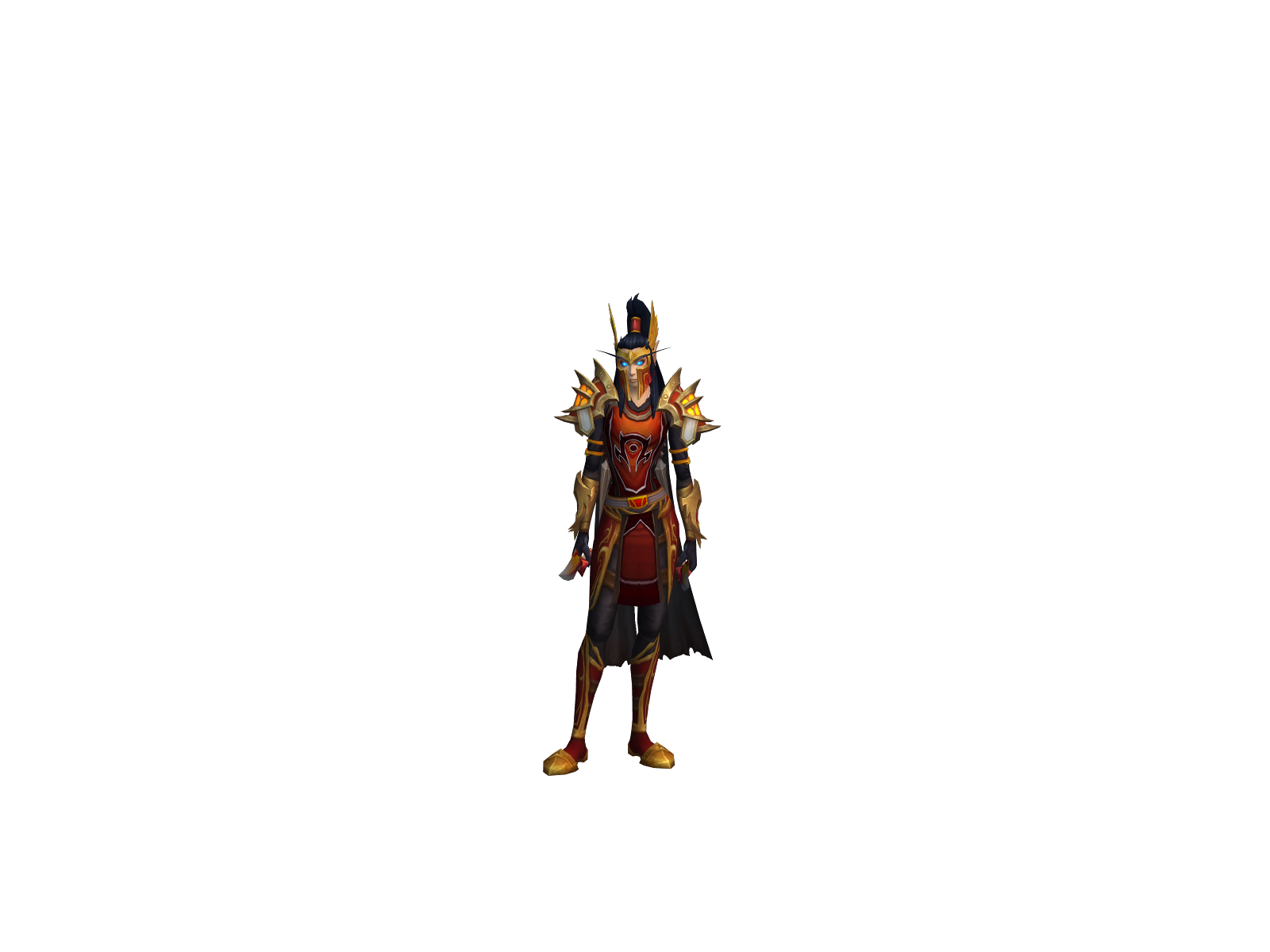 Sunreaver 3D character render