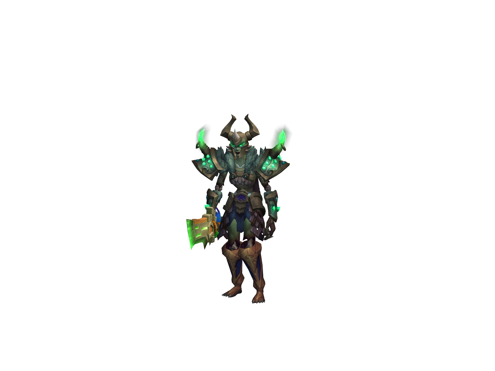 Slann 3D character render