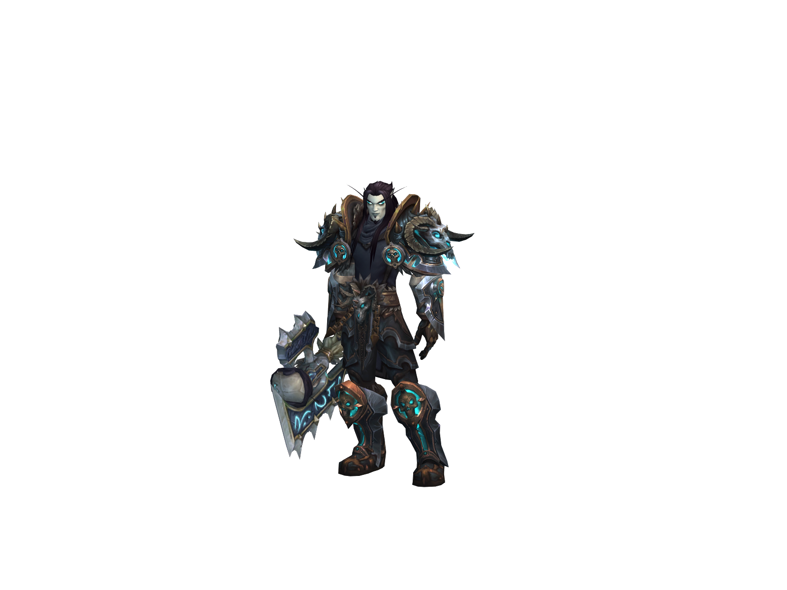 Warder 3D character render