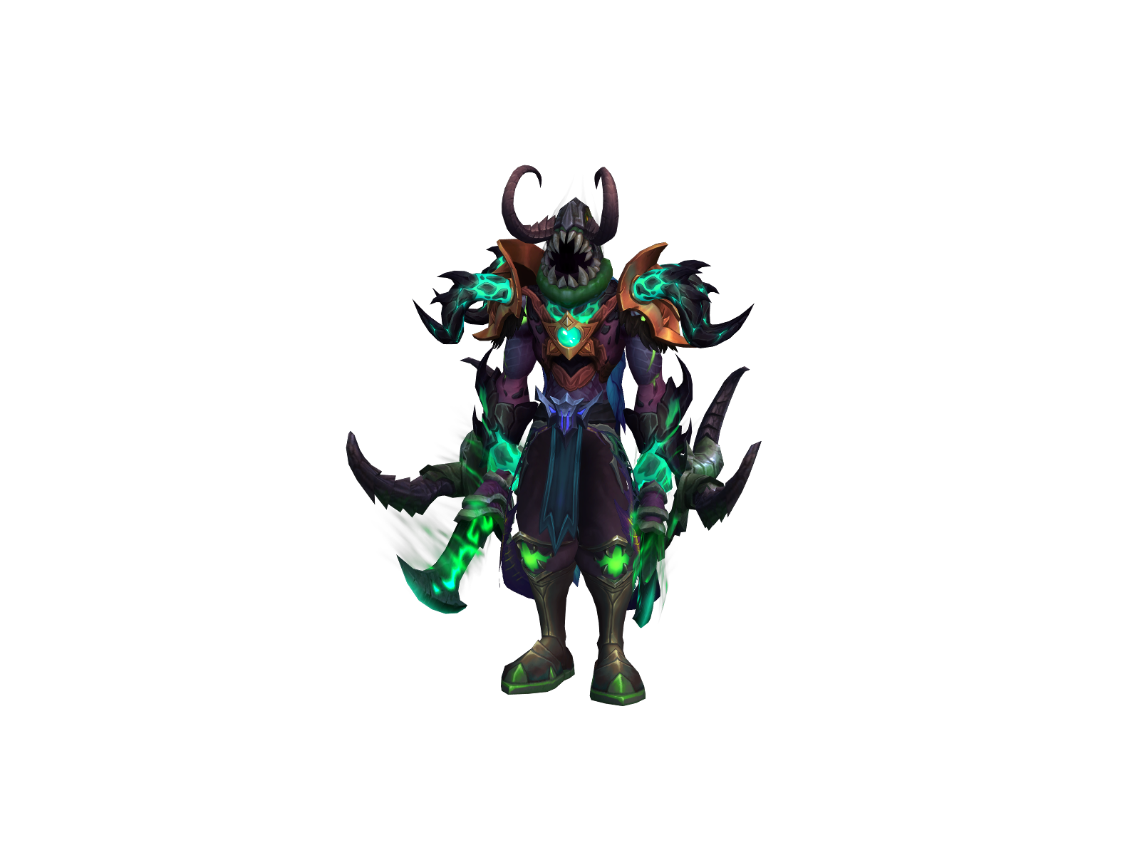 Hornedup 3D character render