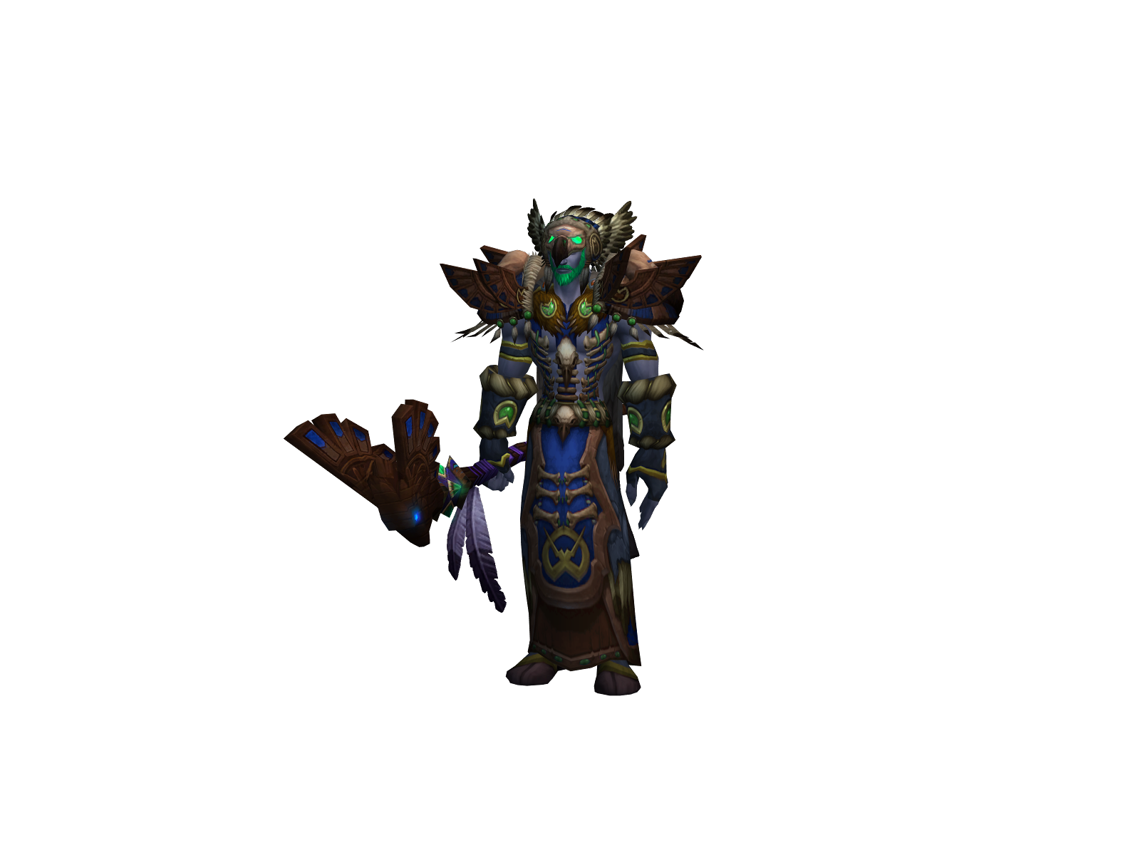Mallaron 3D character render