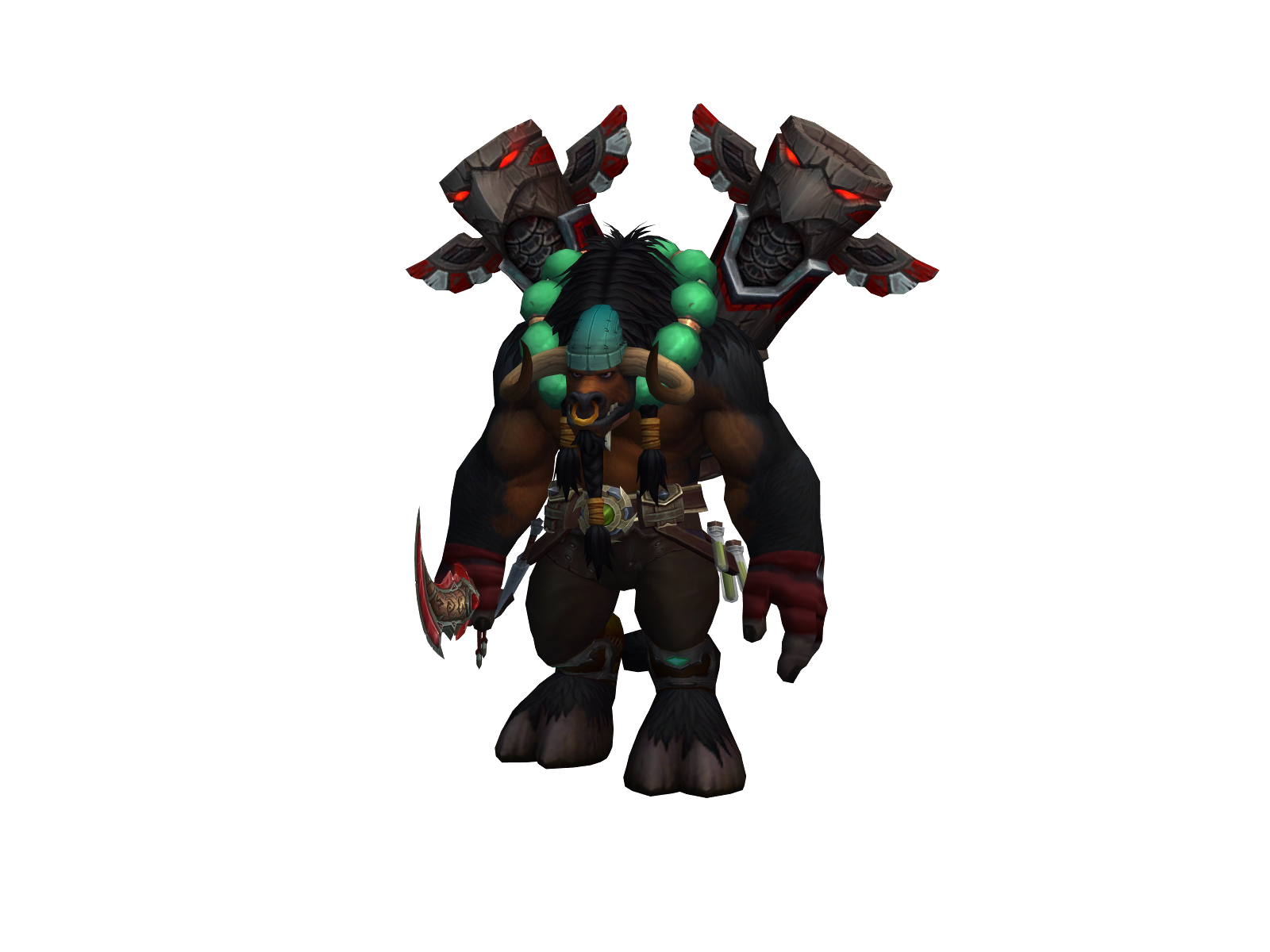 Battleox 3D character render