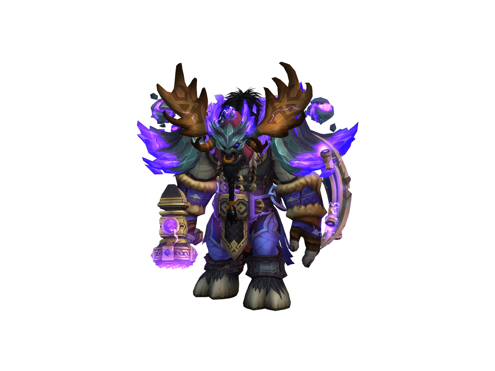 Thundachop 3D character render