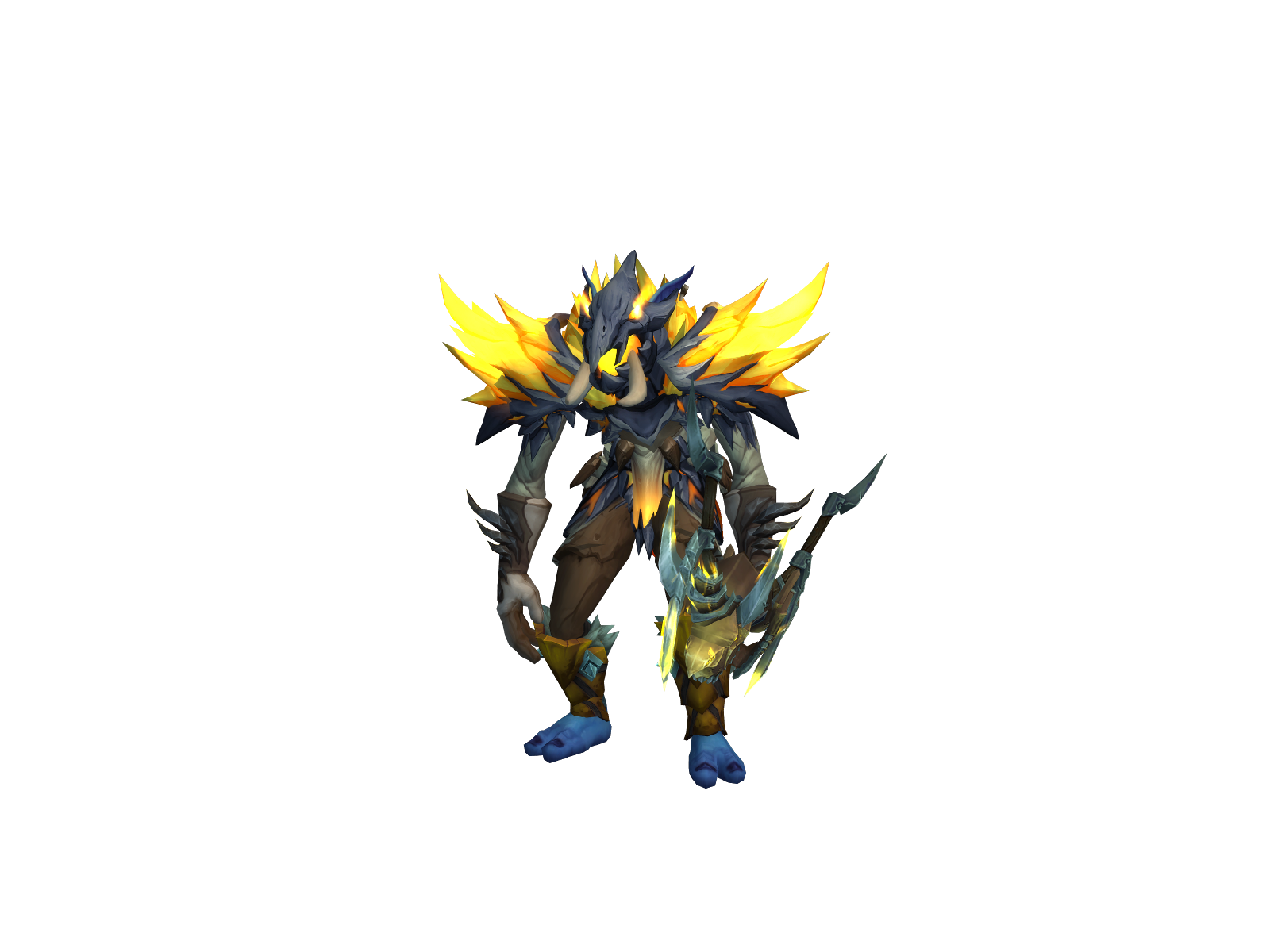 Dinotusk 3D character render