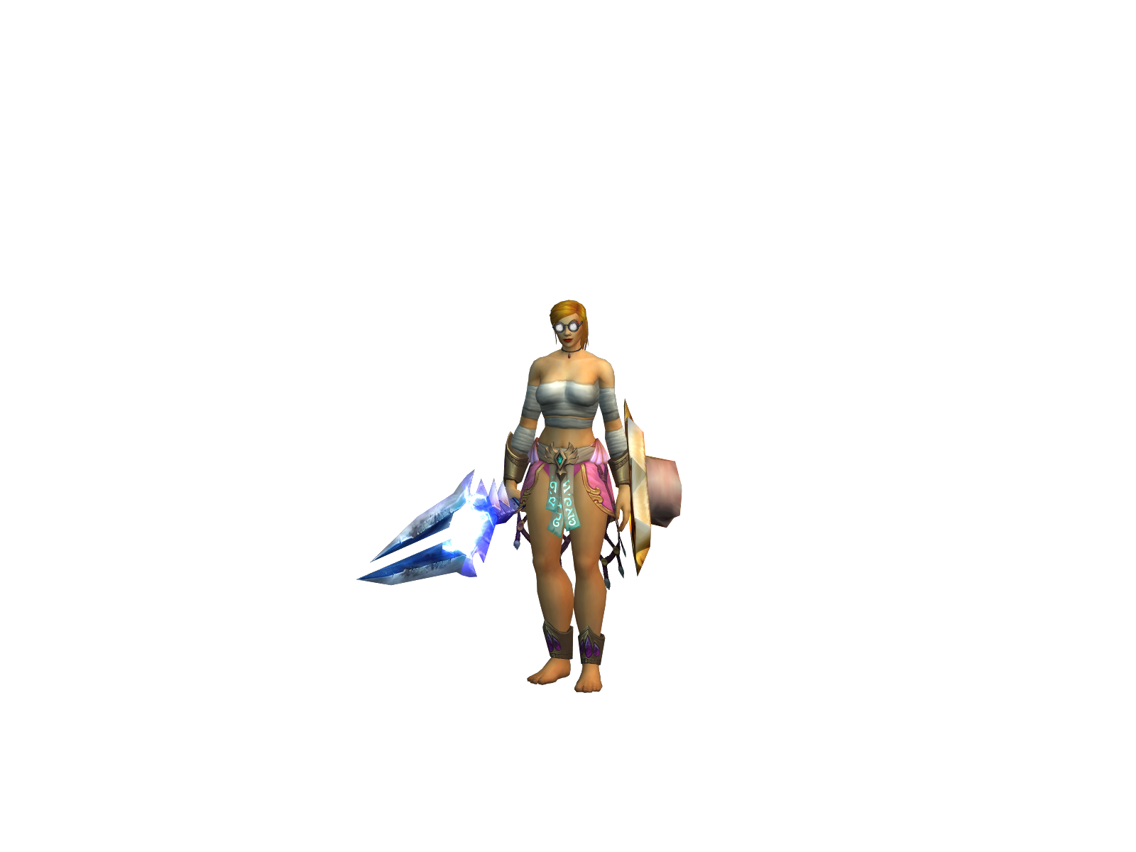 Battlecattle 3D character render