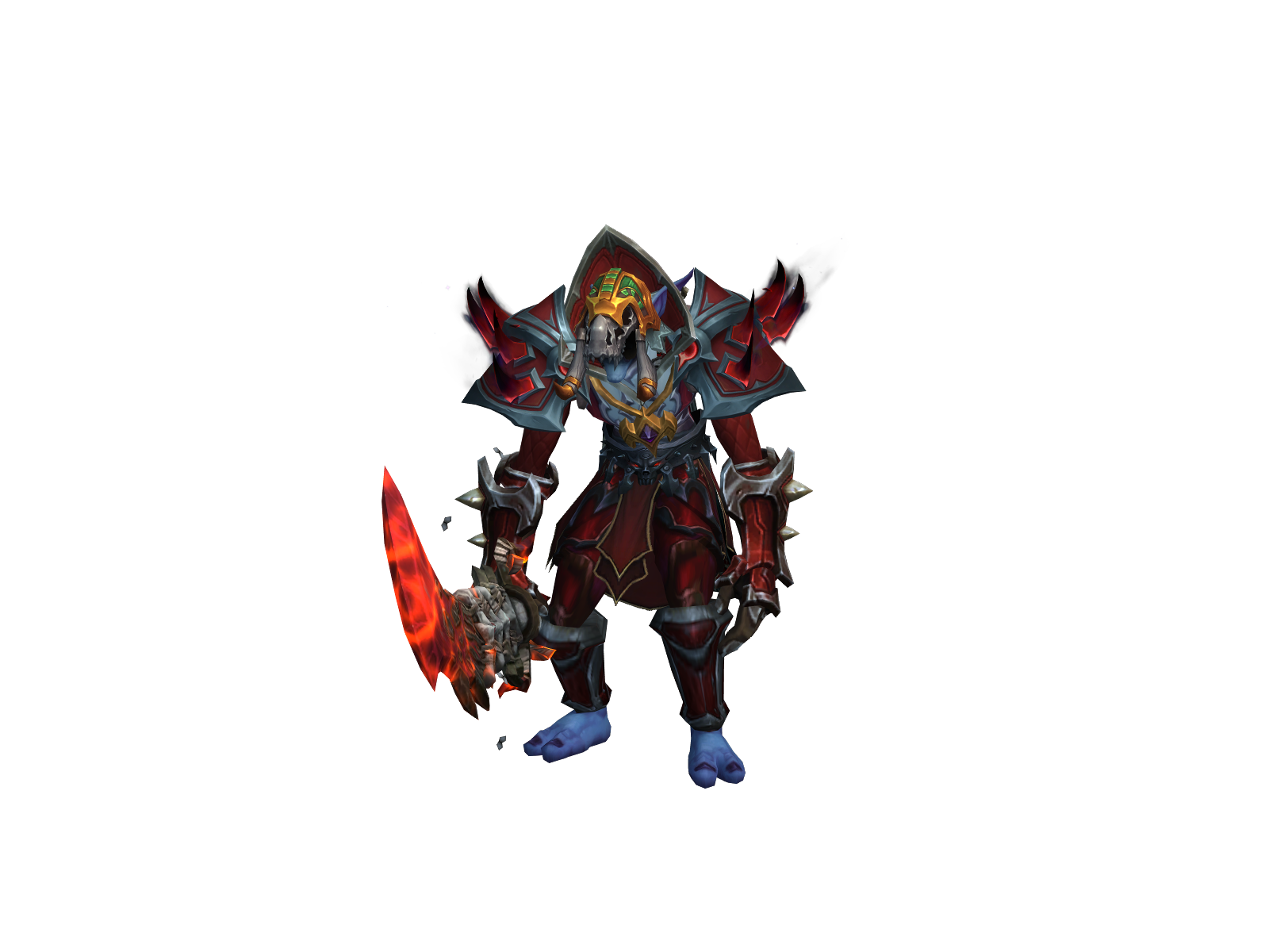 Drizzlord 3D character render