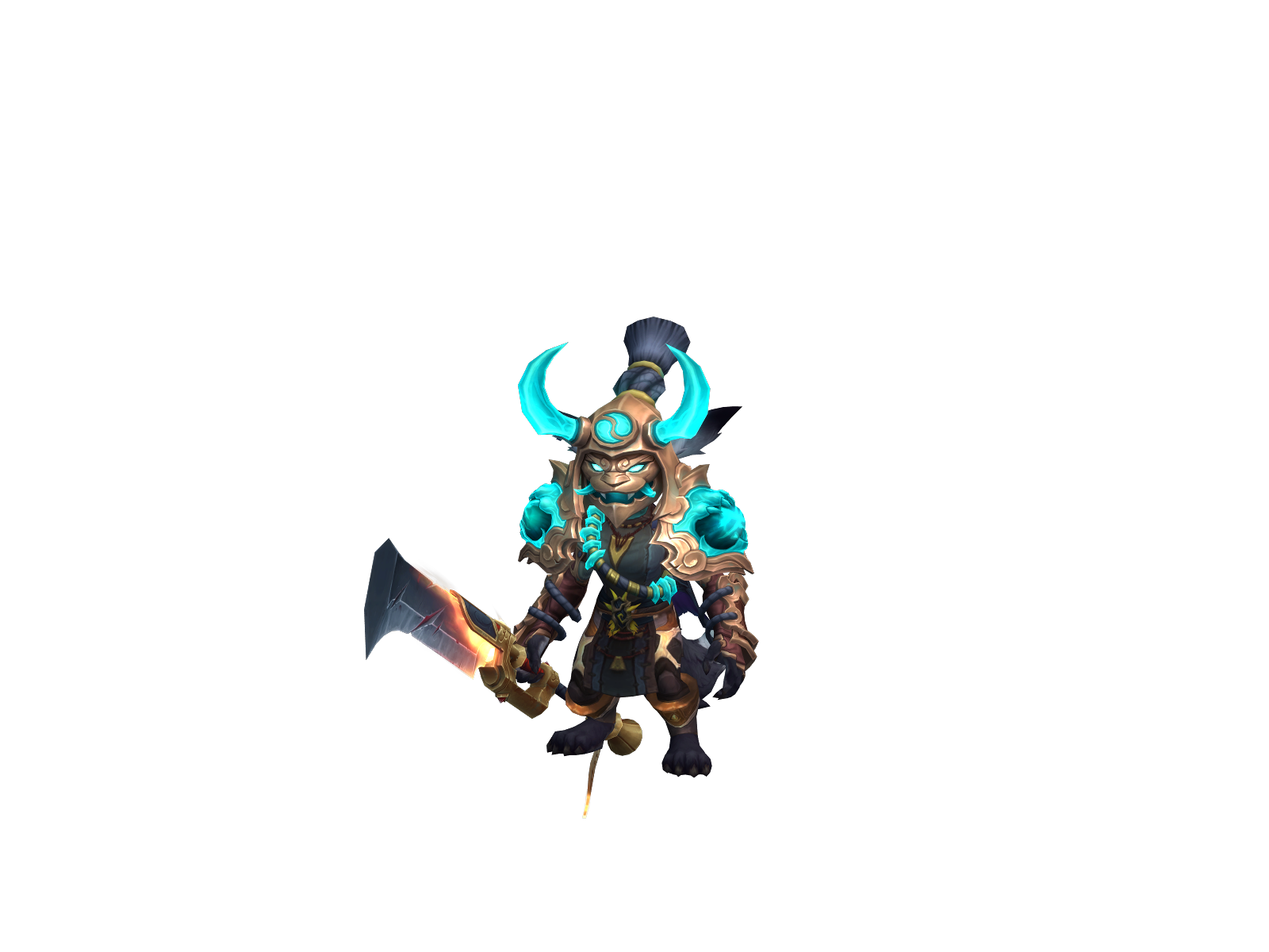 Mistpet 3D character render