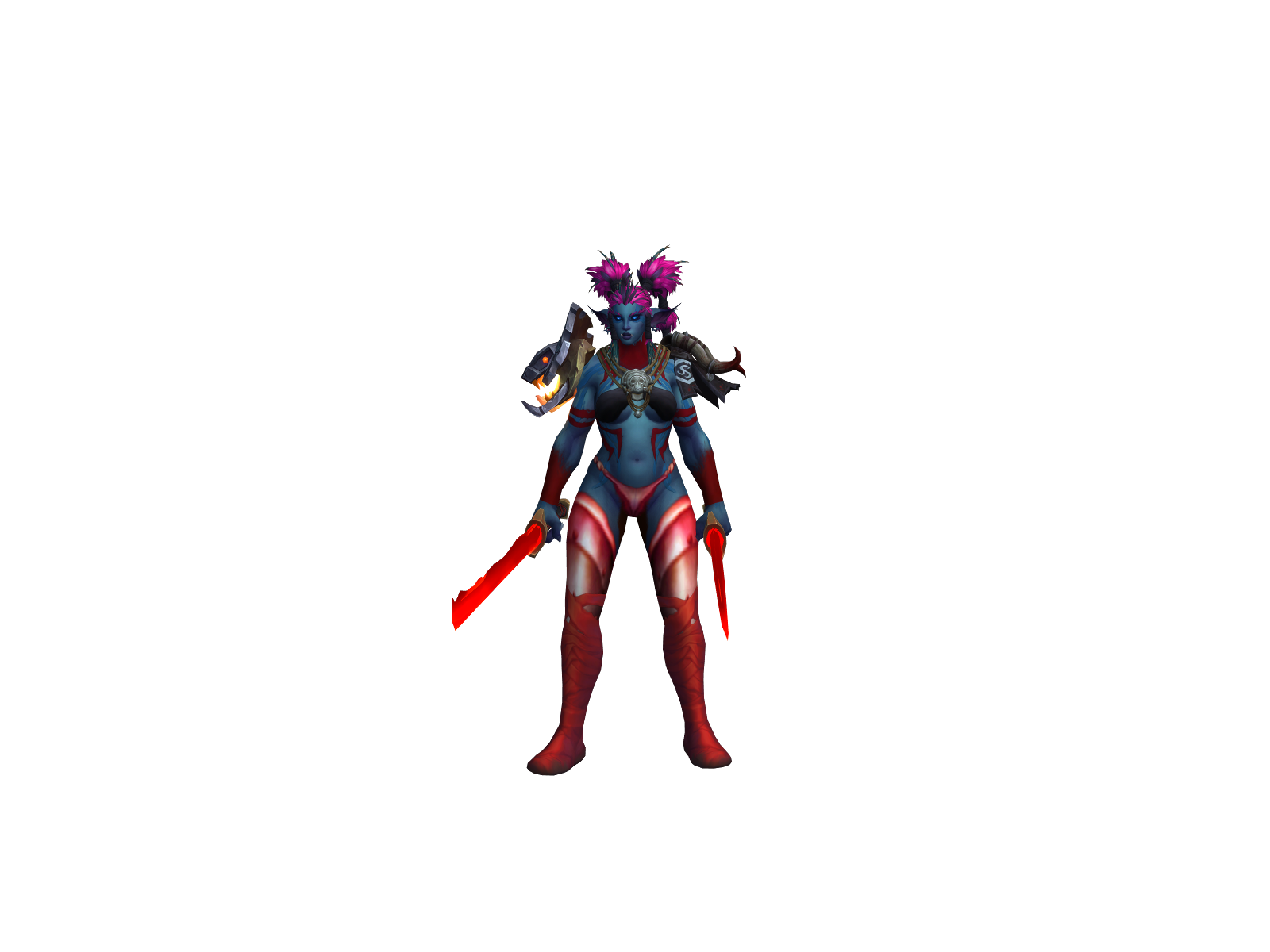 Burreu 3D character render