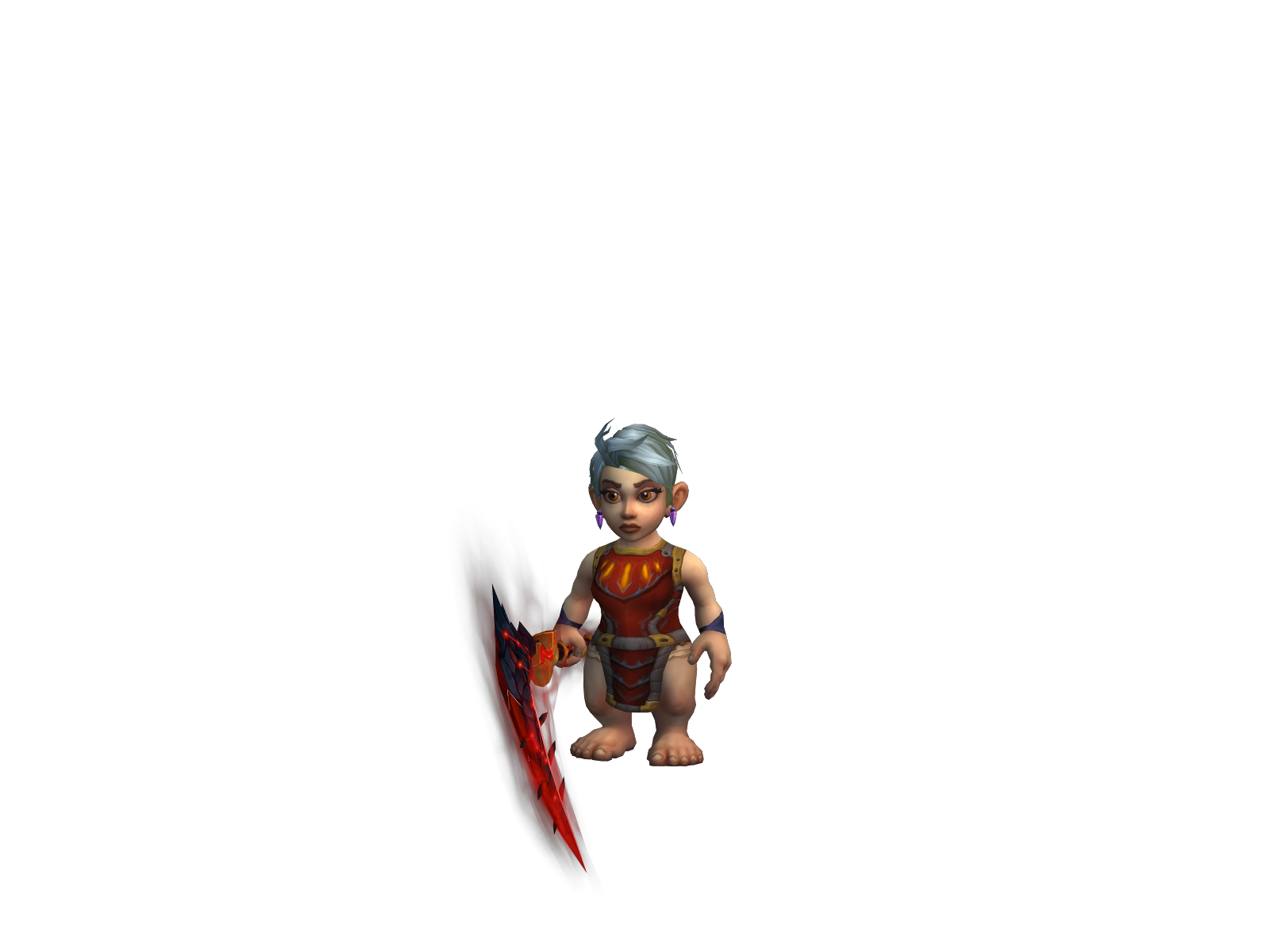 Desperate 3D character render