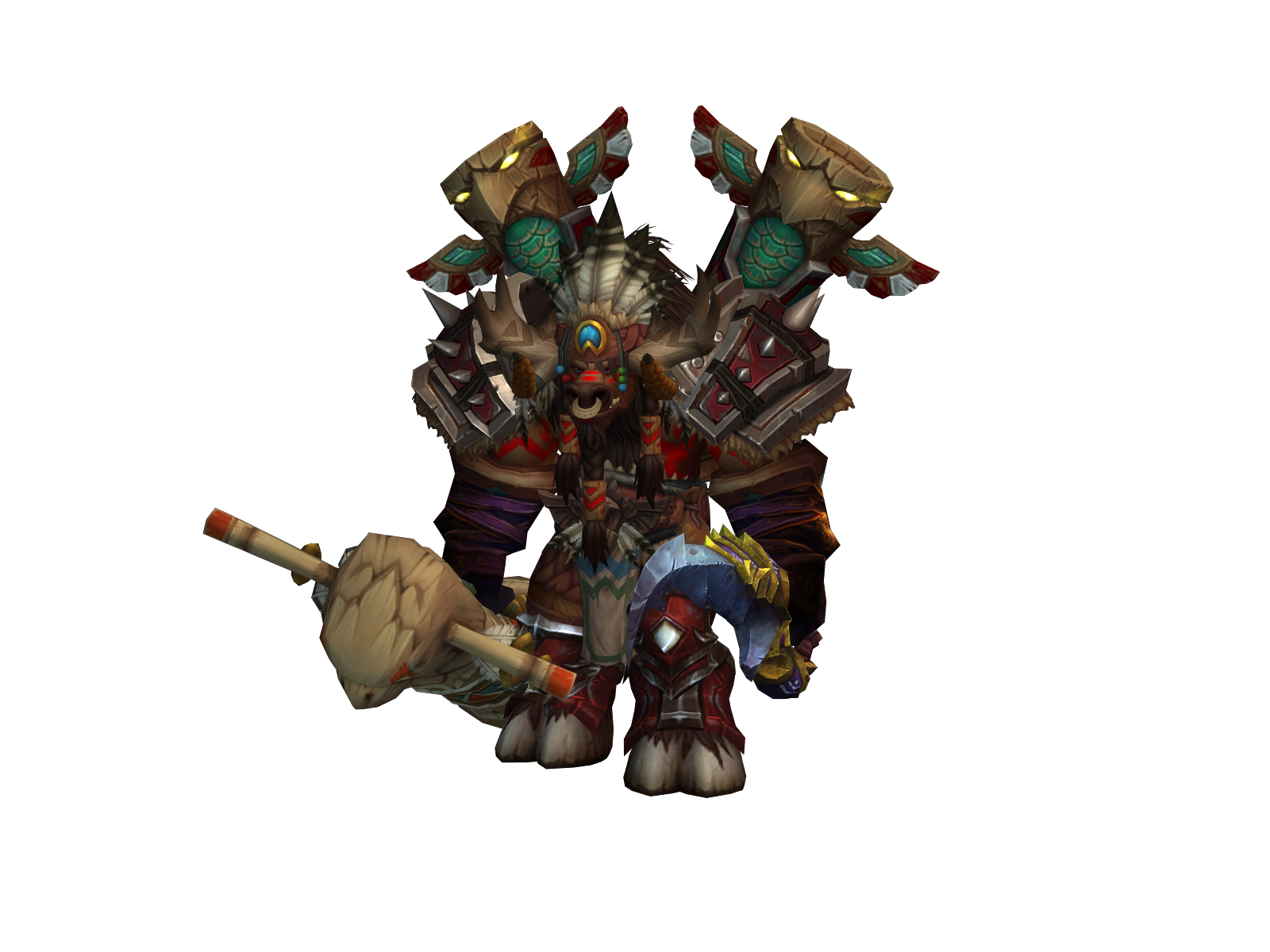 Dismounter 3D character render