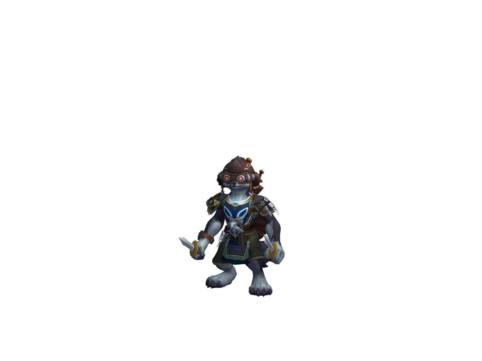 Trashpandá 3D character render