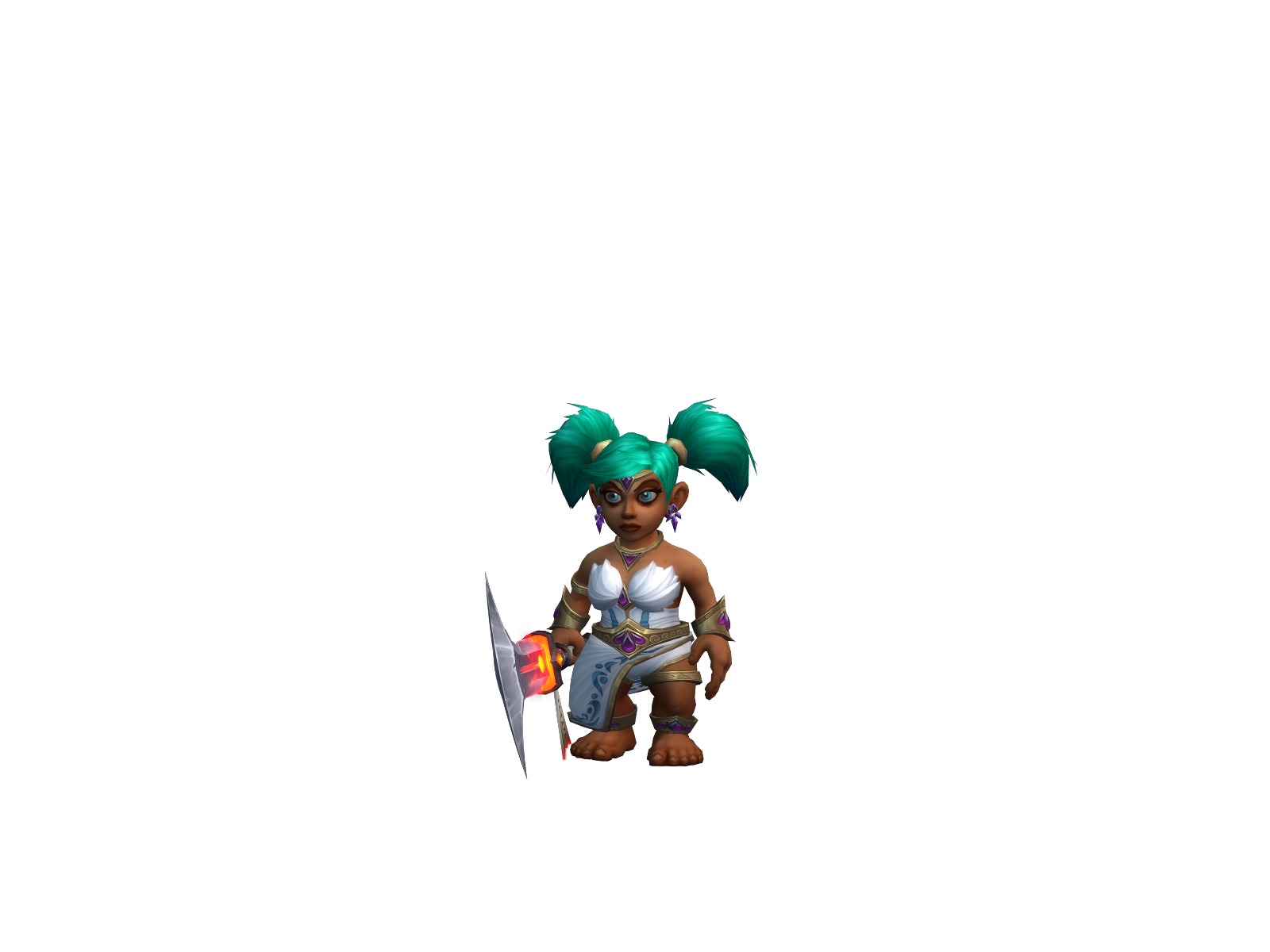 Precogmist 3D character render