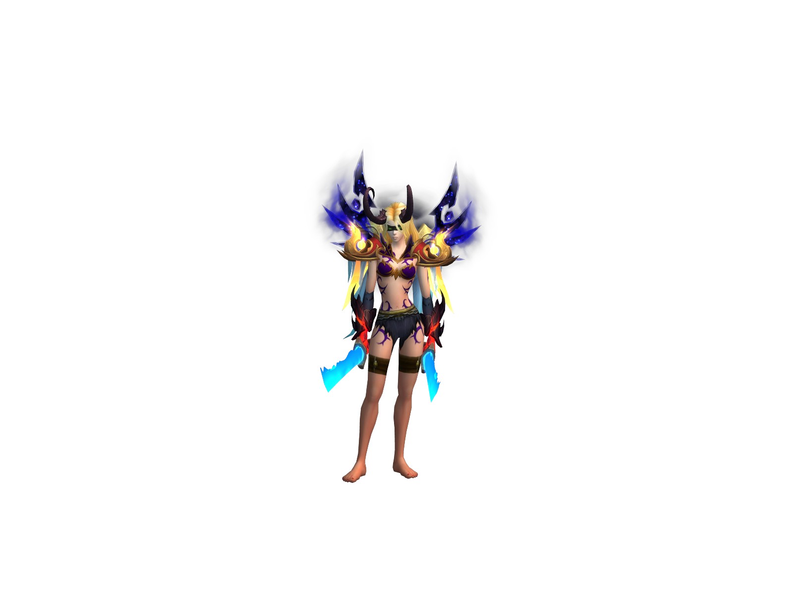 Chaostraza 3D character render