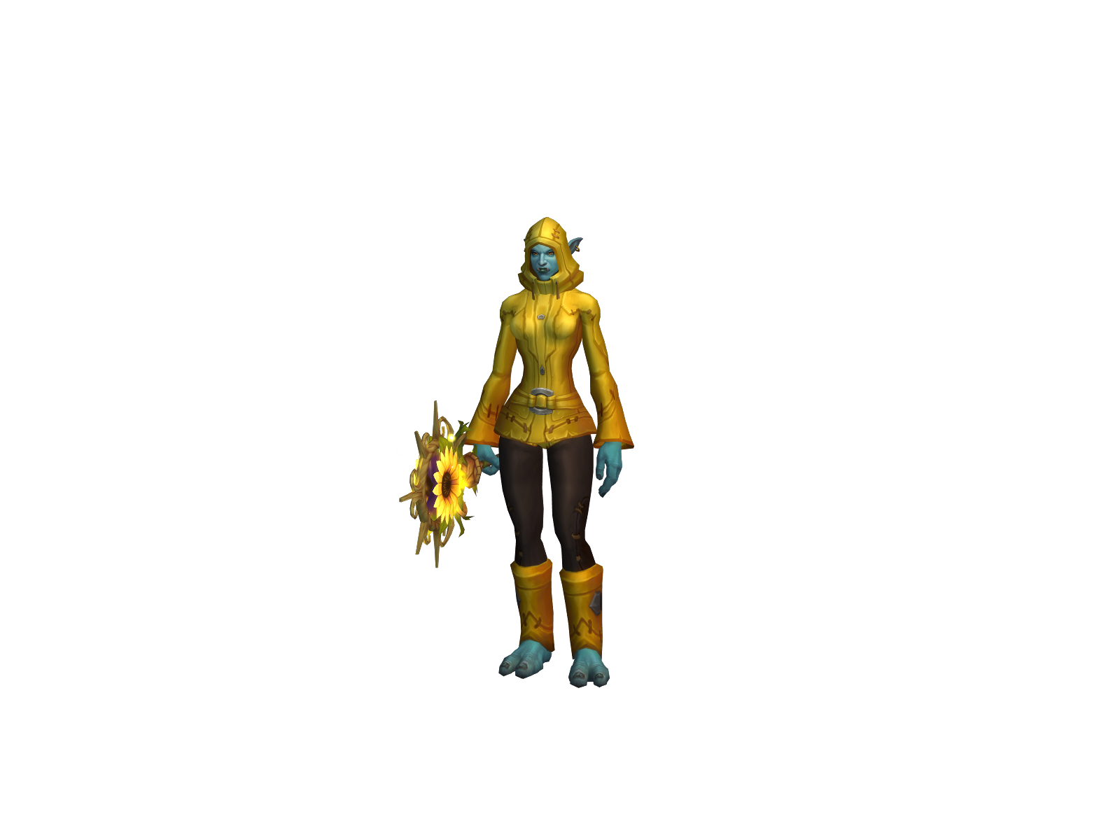 Pamelina 3D character render