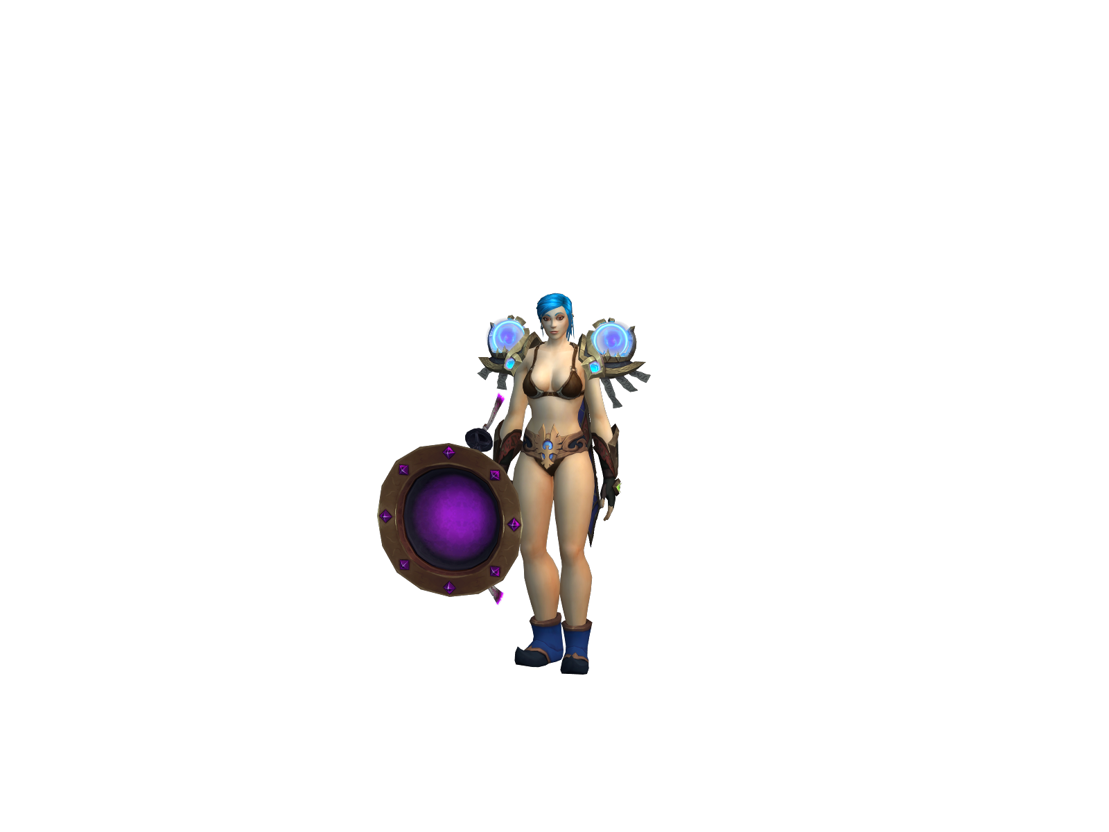 Hellzmage 3D character render
