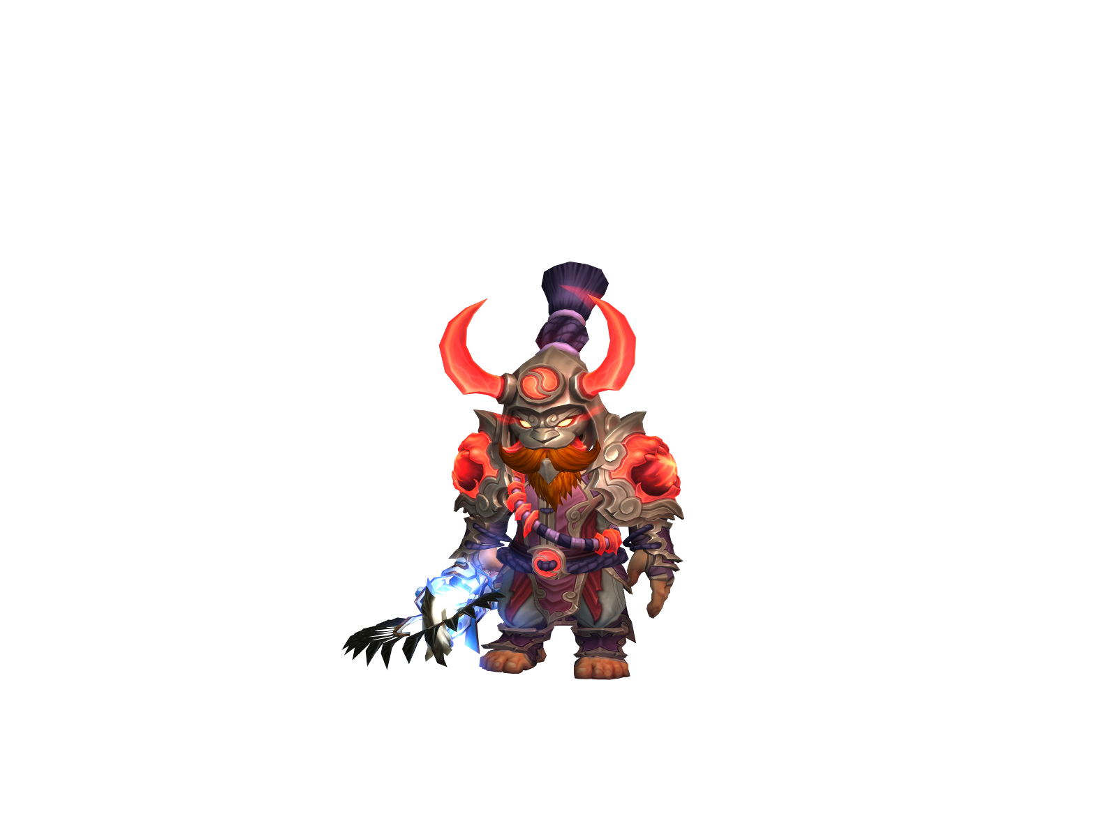 Pocketmonk 3D character render