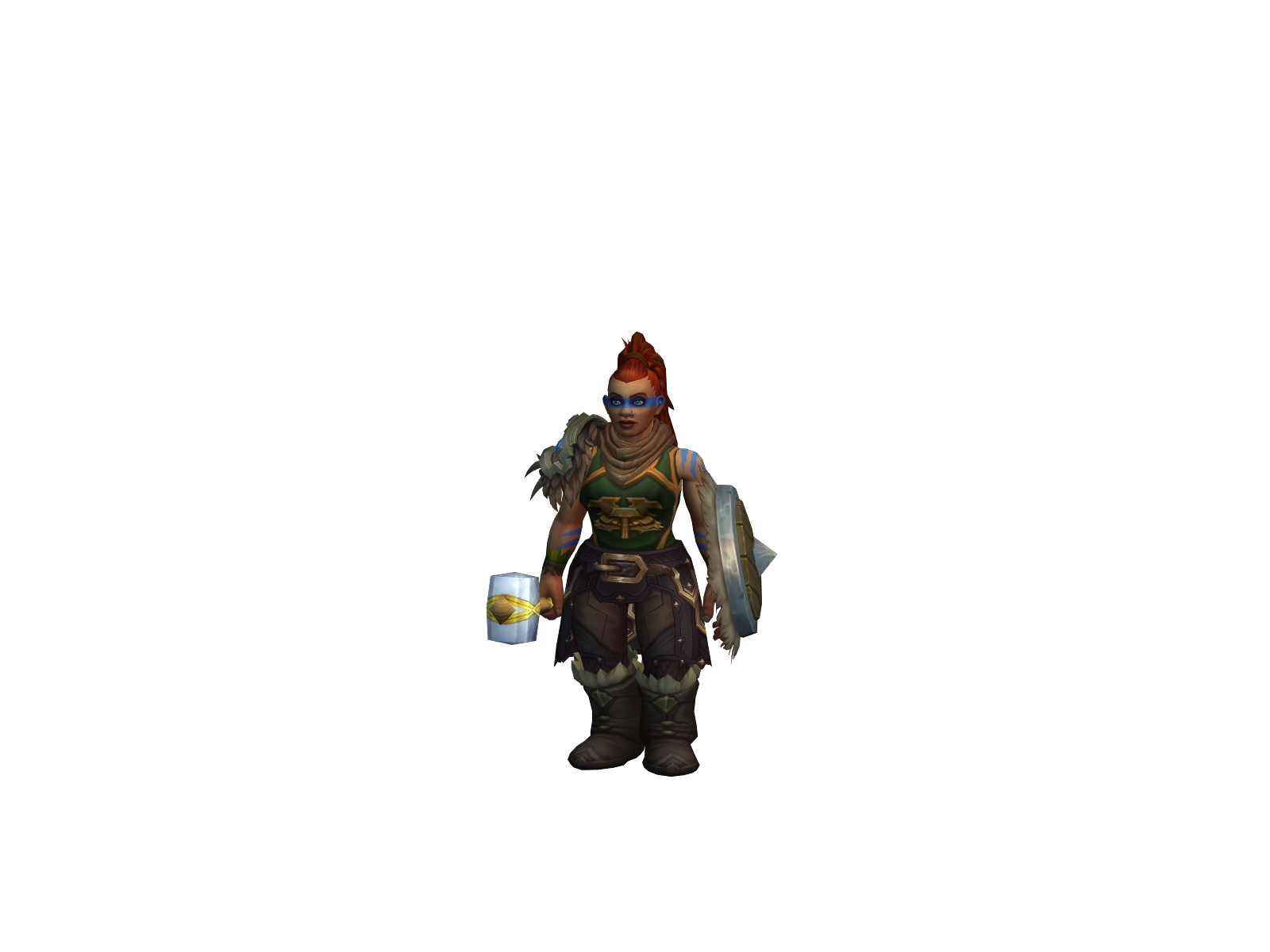 Kalidra 3D character render