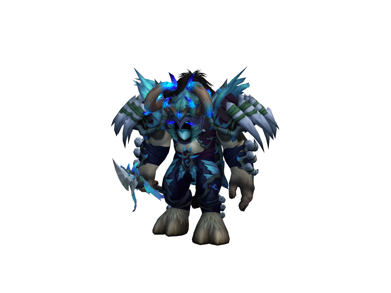 Corruken 3D character render