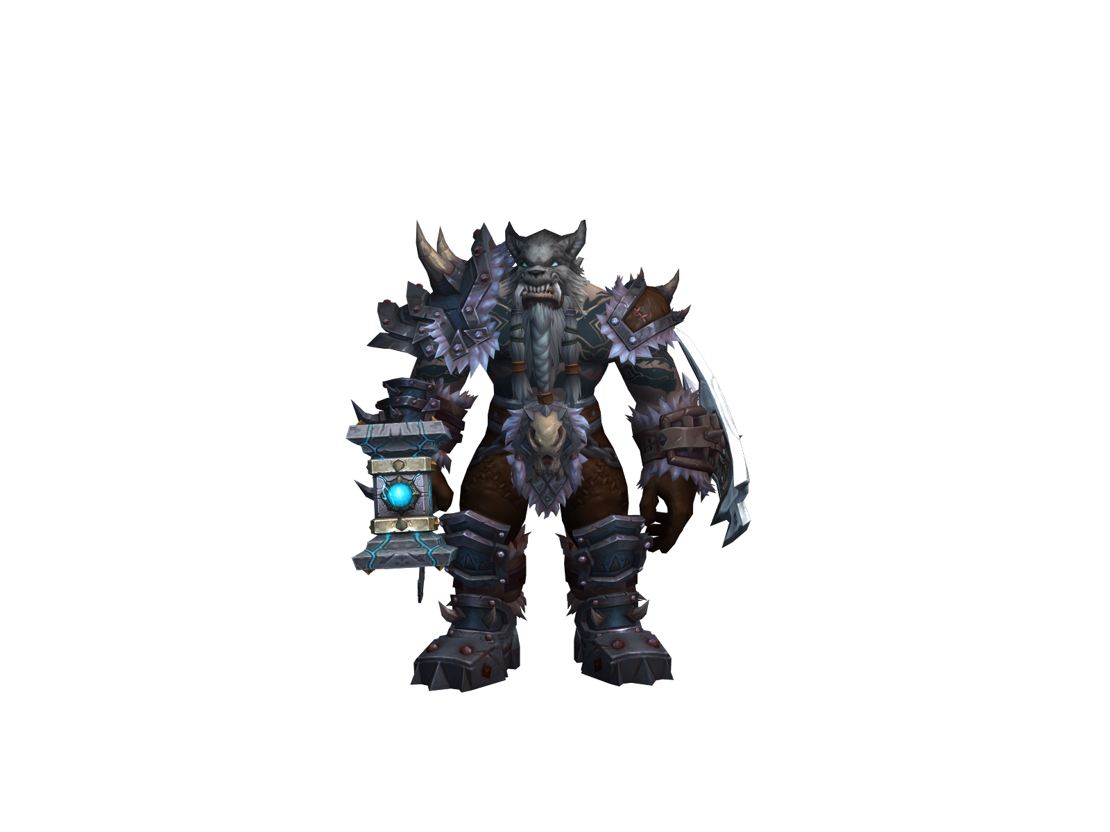 Graybeard 3D character render
