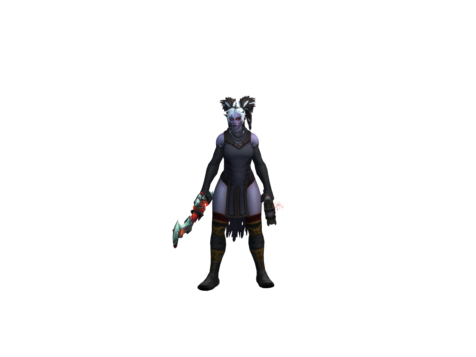 Aliothe 3D character render
