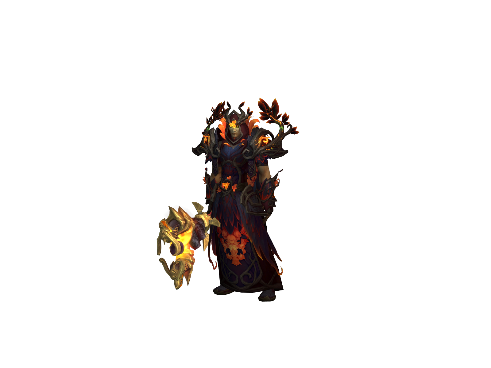 Flamelord 3D character render