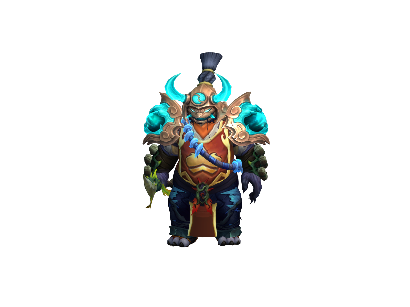 Powpow 3D character render
