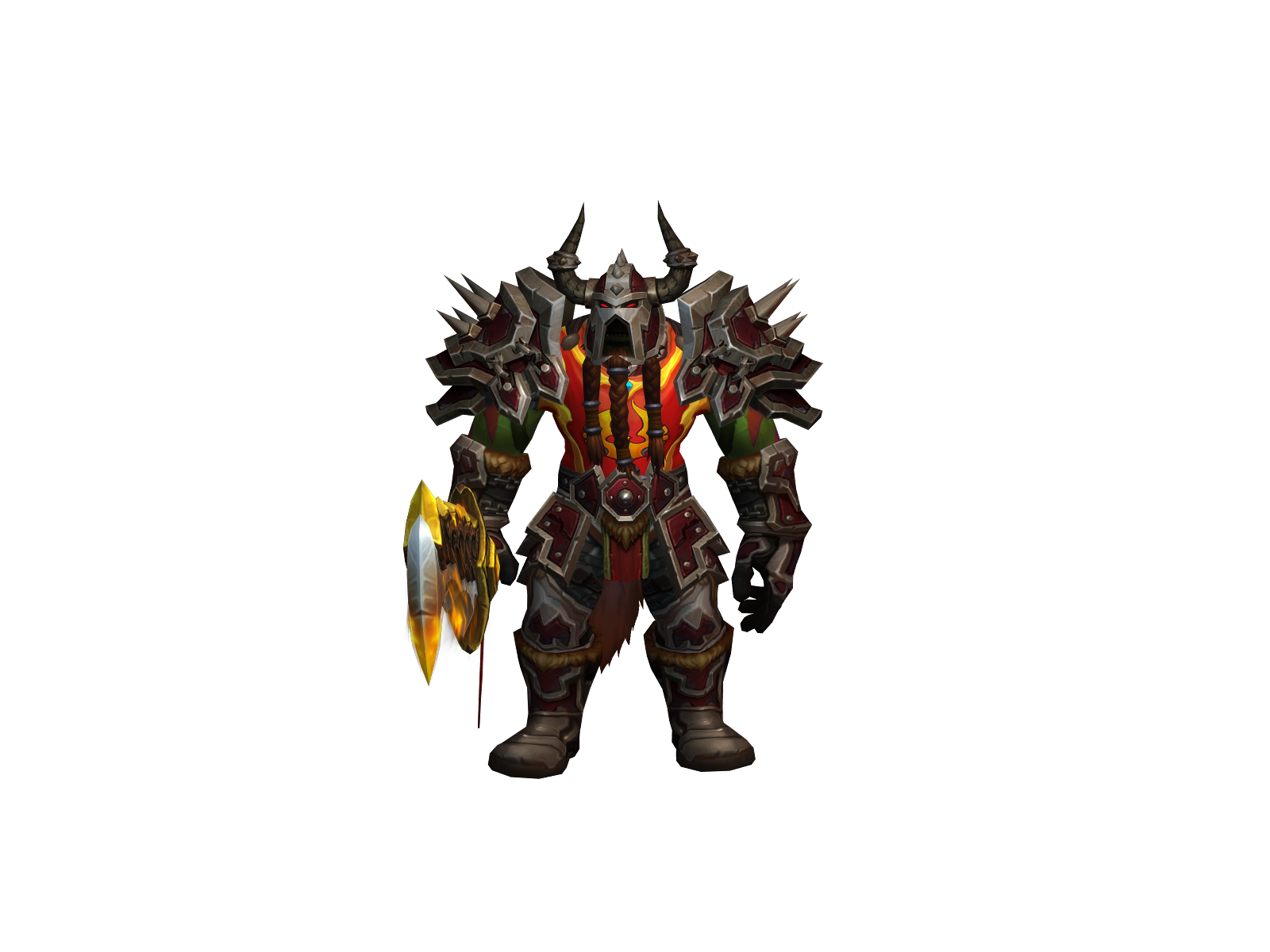 Primalkush 3D character render