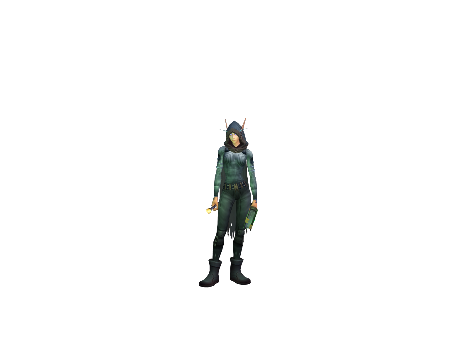 Pumpkinskink 3D character render