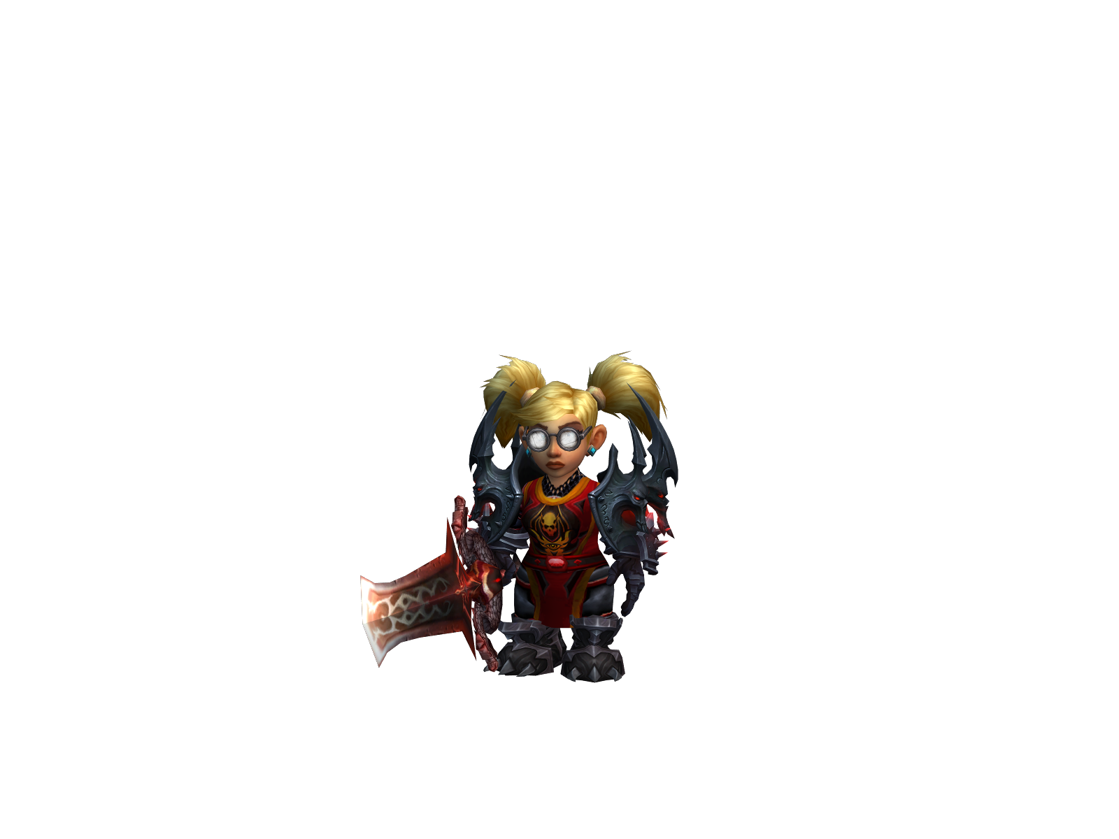 Charlotte 3D character render