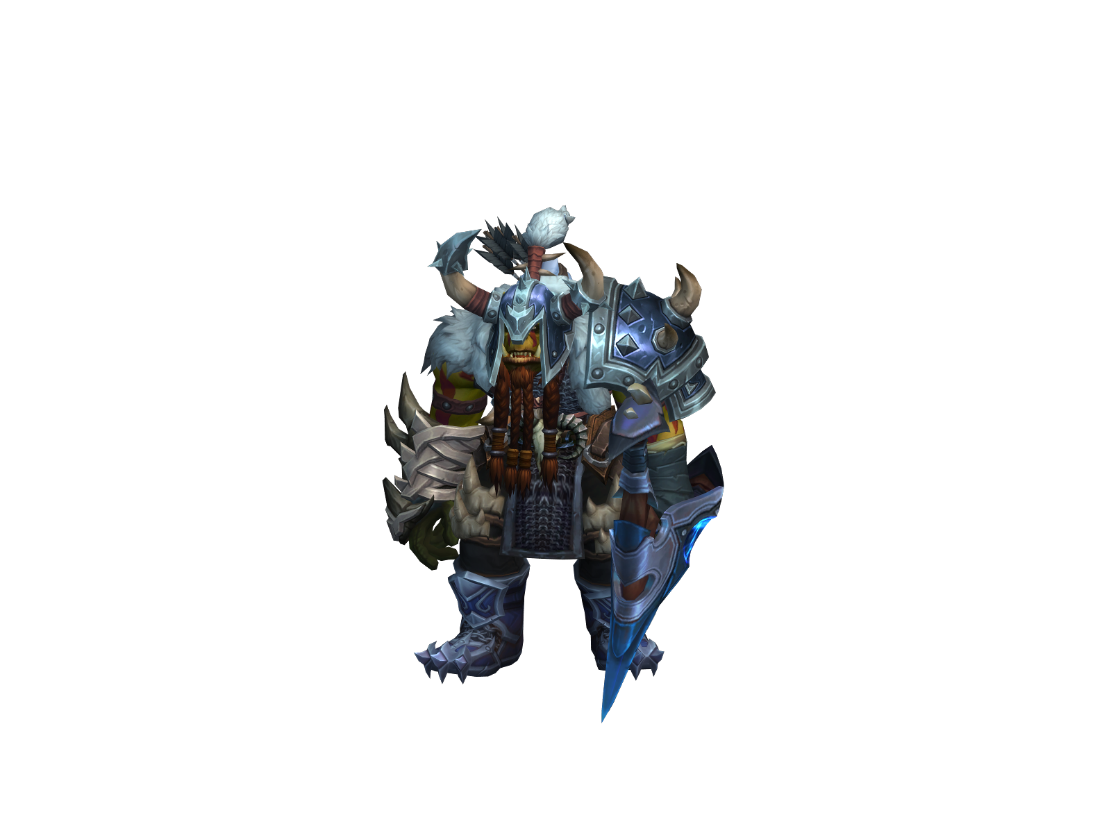 Whiteclaw 3D character render