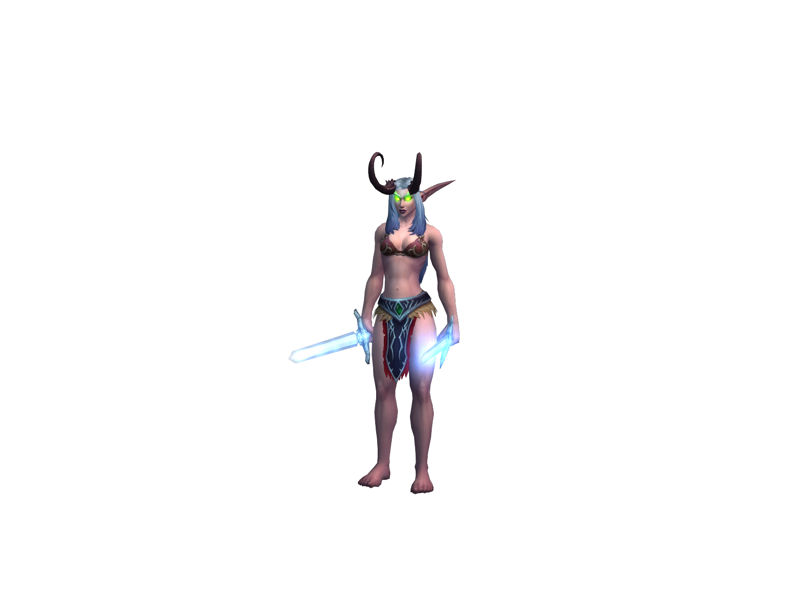 Elunes 3D character render